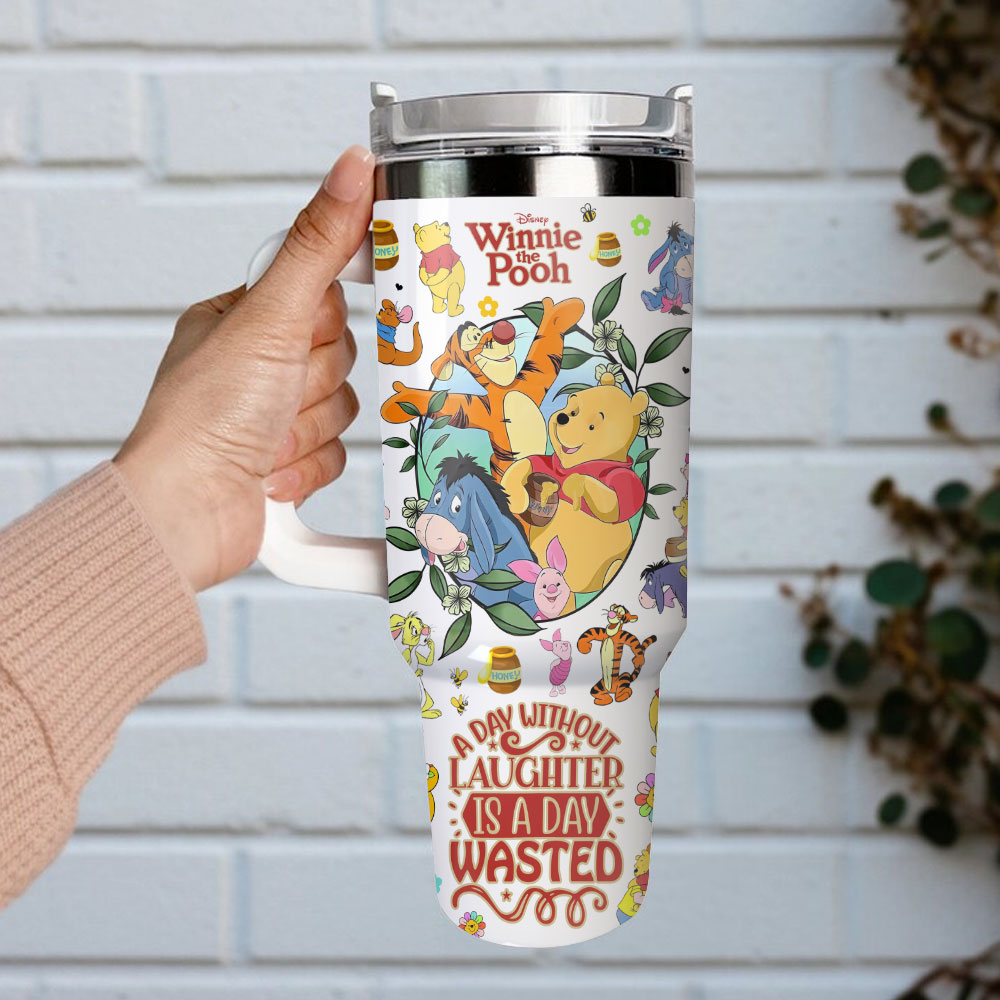 Winnie The Pooh Custom Stanley Cup 40 oz 30 oz Tumbler With HandleTVC2301127 - Image 5