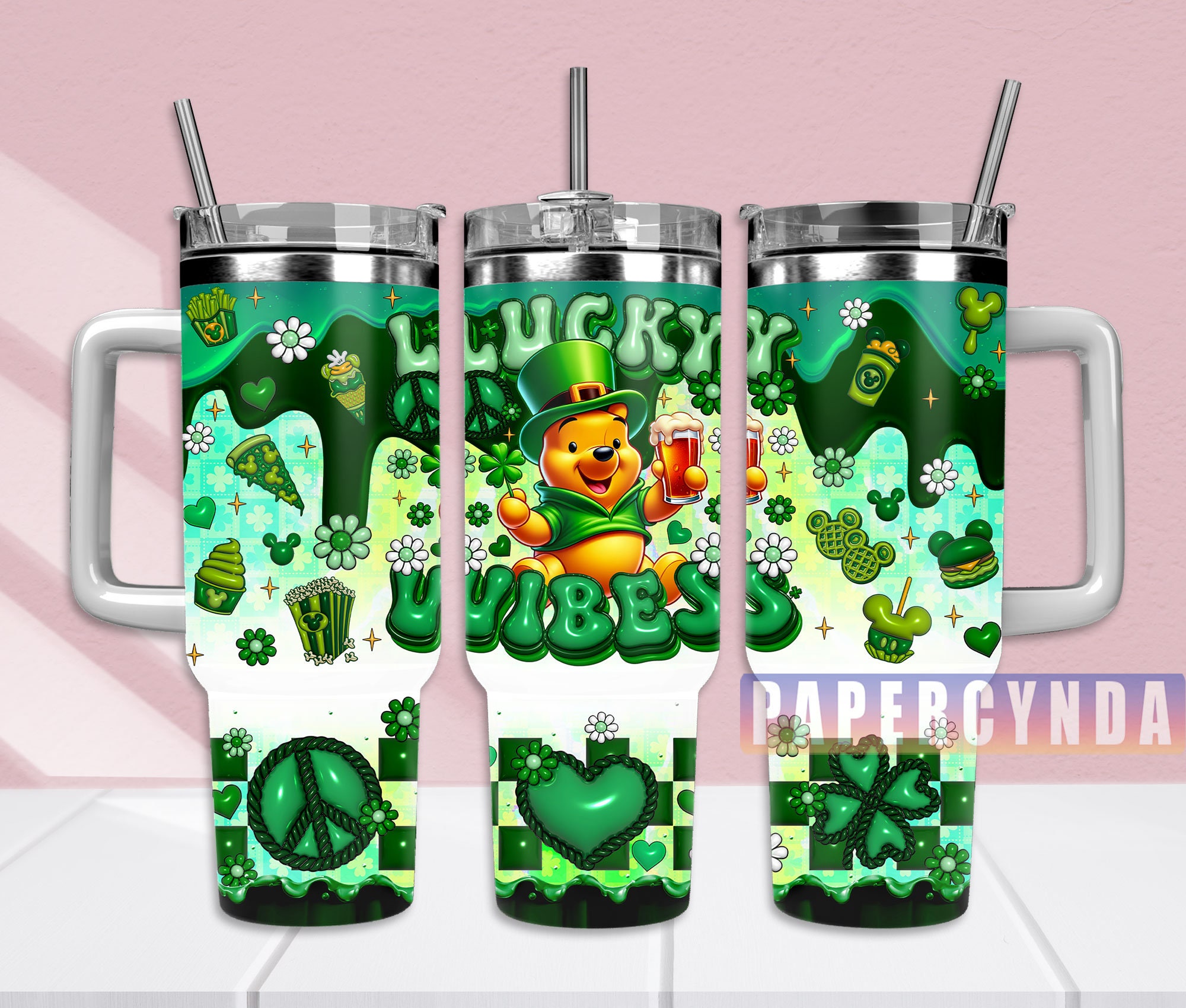 Winnie The Pooh Custom Stanley Cup 40 oz 30 oz Tumbler With HandleTVC2301833