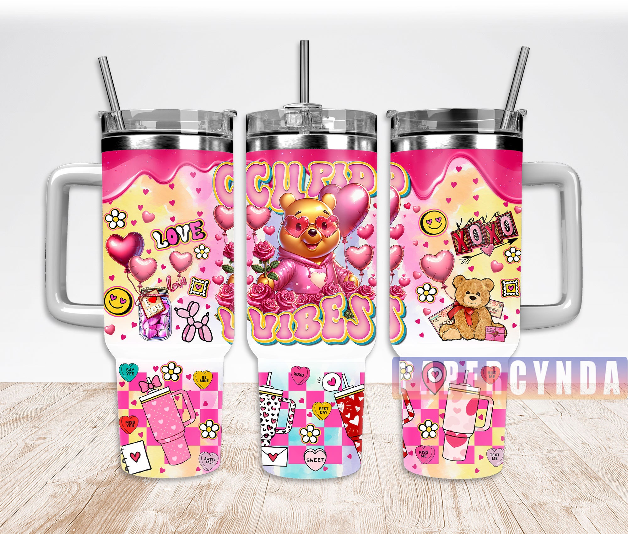 Winnie The Pooh Custom Stanley Cup 40 oz 30 oz Tumbler With HandleTVC2301835