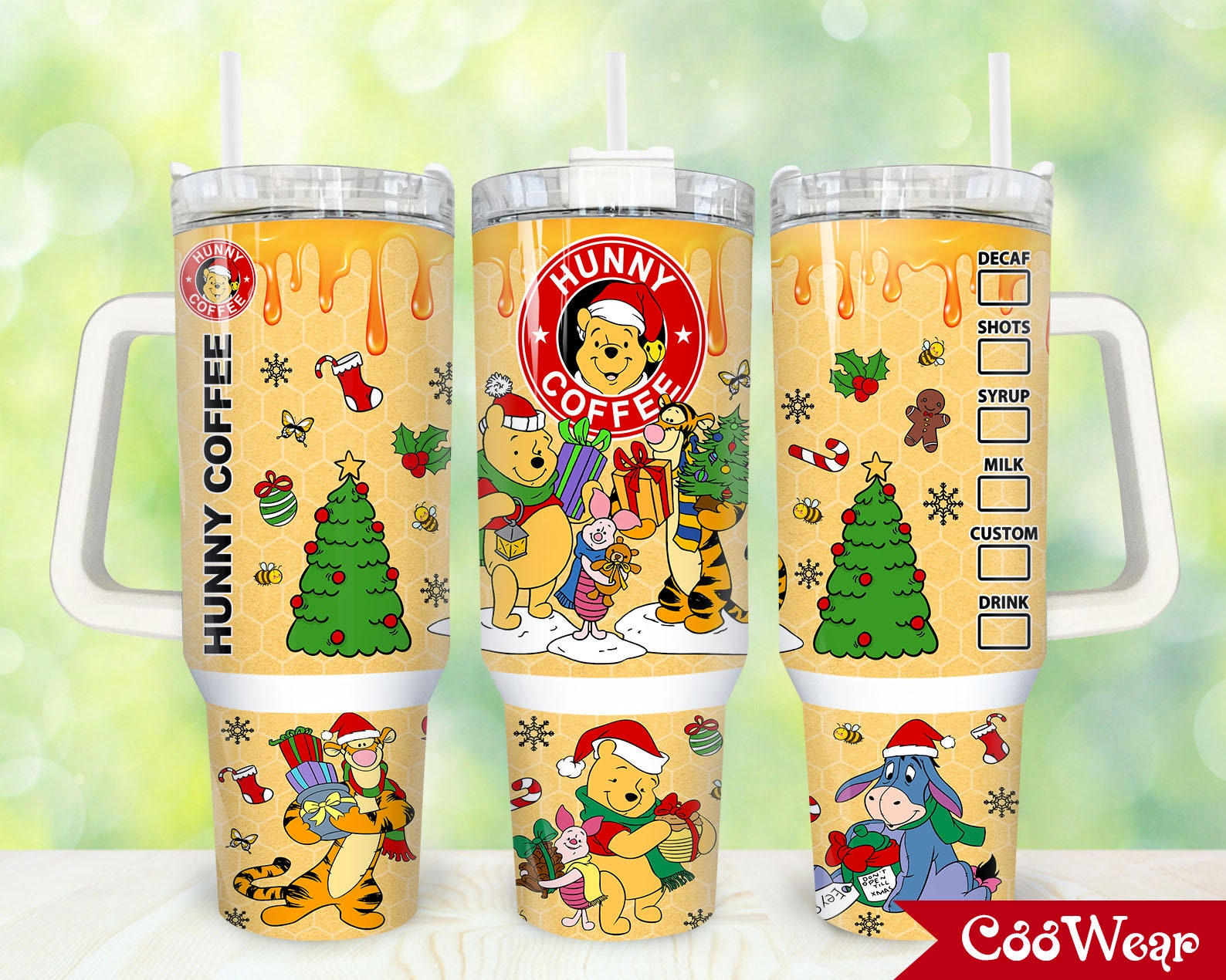 Winnie The Pooh Disney Cartoon Custom Stanley Cup 40 oz 30 oz Tumbler With HandleTVC2301870