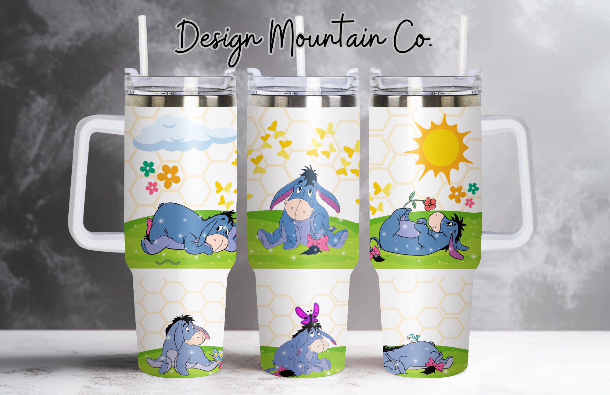 Winnie the Pooh Disney Cartoon Custom Stanley Cup 40 oz 30 oz Tumbler With HandleTVC2301913