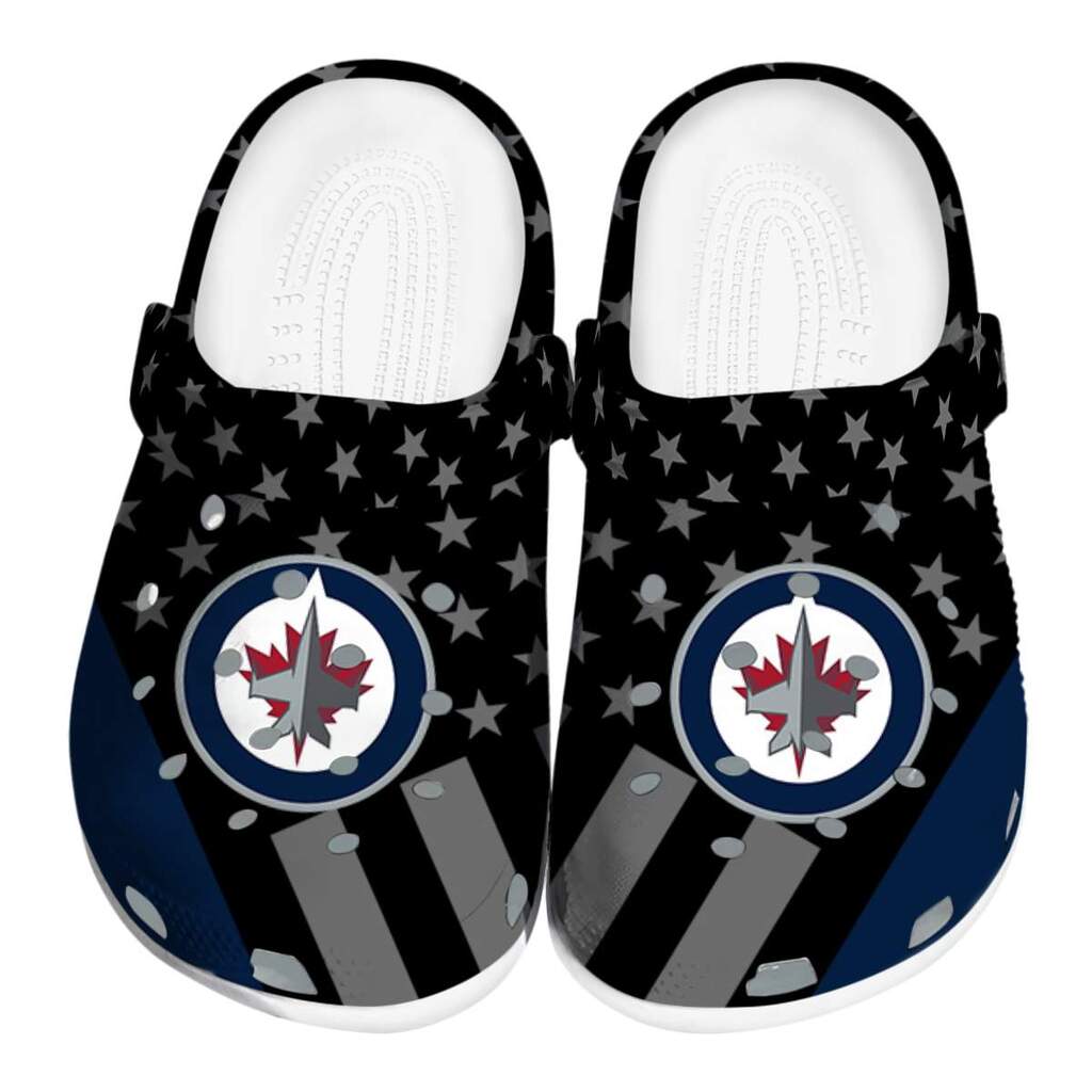 Winnipeg Jets Stellar Stripes Theme ClogTVC1801899
