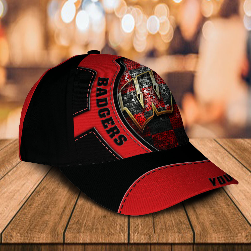 Wisconsin Badgers Baseball Cap Trucker Hats Custom Hats Gifts For Men & Women