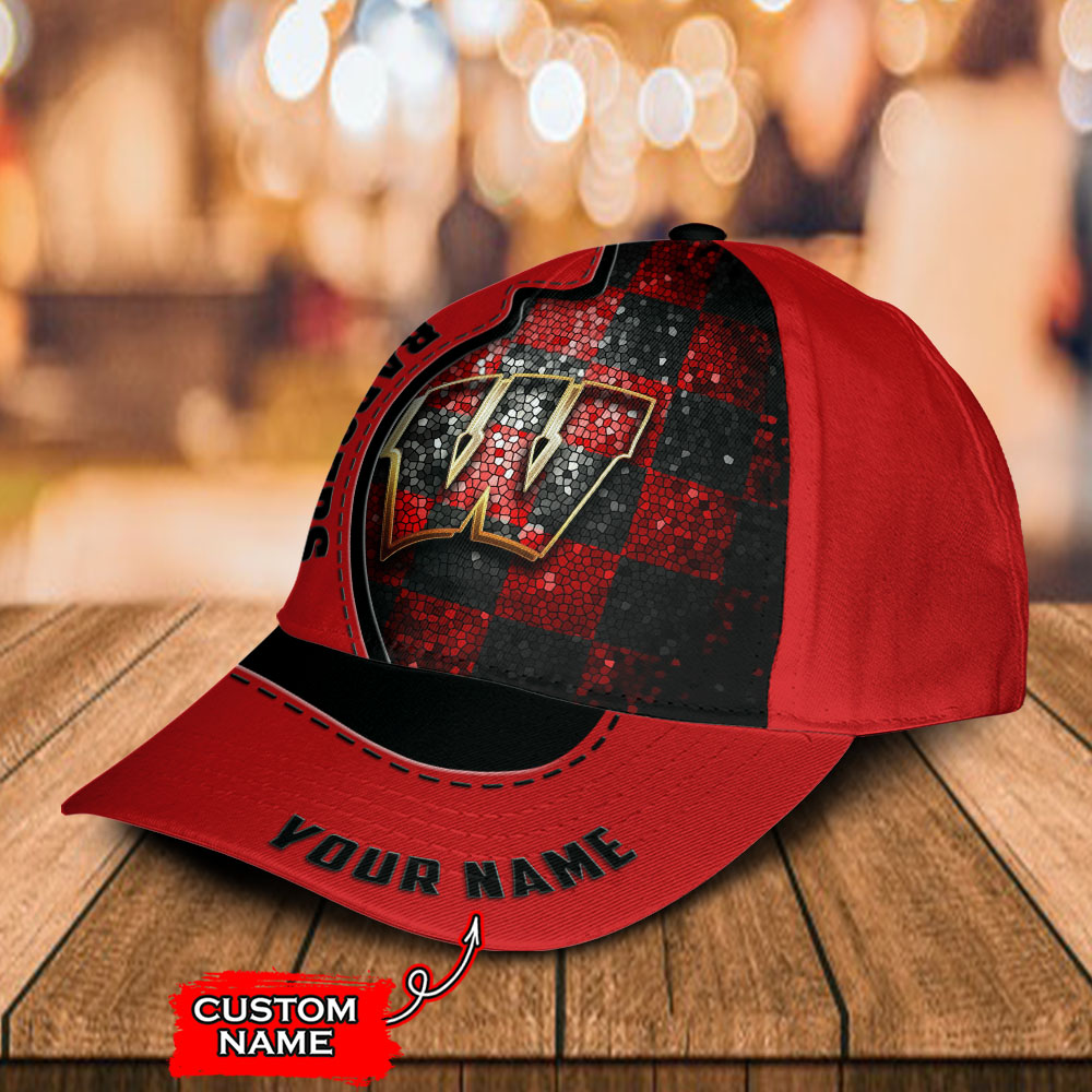 Wisconsin Badgers Baseball Cap Trucker Hats Custom Hats Gifts For Men & Women
