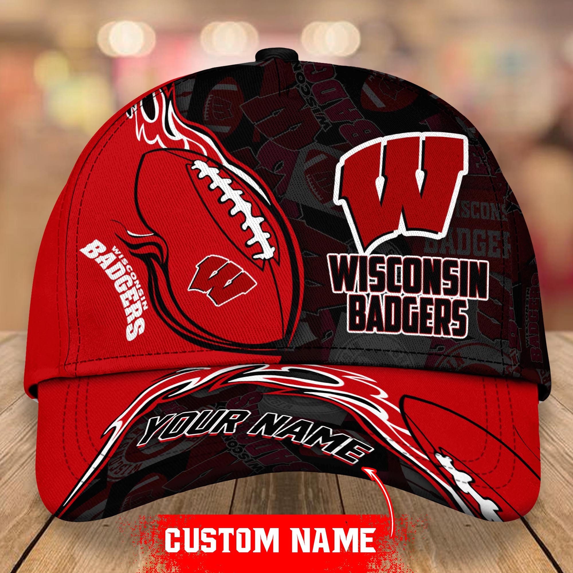 Wisconsin Badgers Classic Cap Trucker Hats Custom Hats Gifts For Men & Women