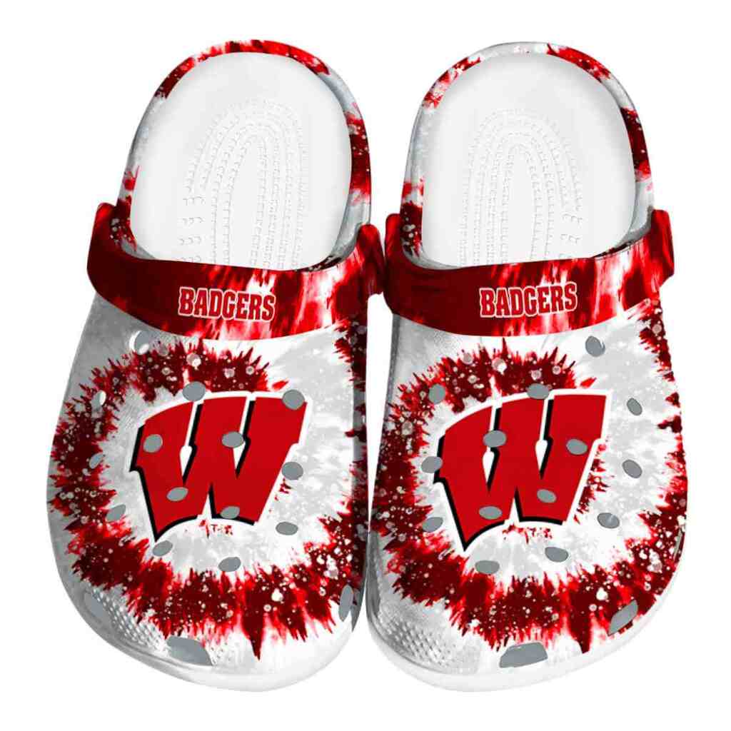 Wisconsin Badgers Radiant Burst Effect ClogTVC1801129