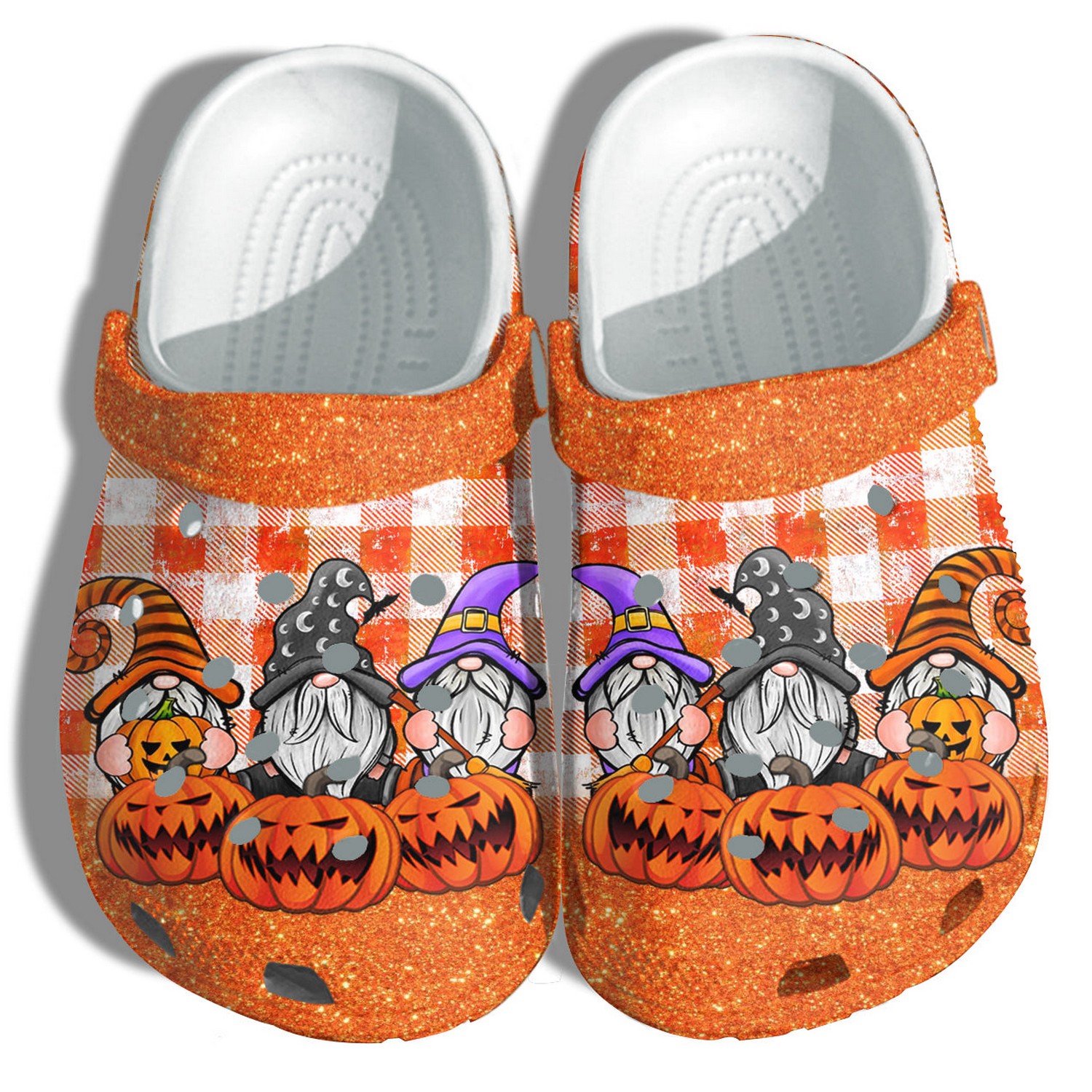 Witch Halloween Autumn Gnomes Crocs Crocband Clogs Shoes Comfortable For Men Women and Kids