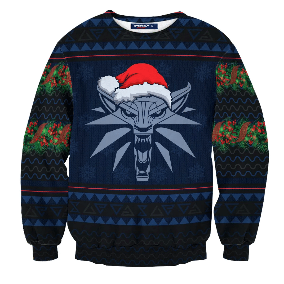 Witcher Geralt Ugly Christmas Sweater Adult 3D Funny Matching for family