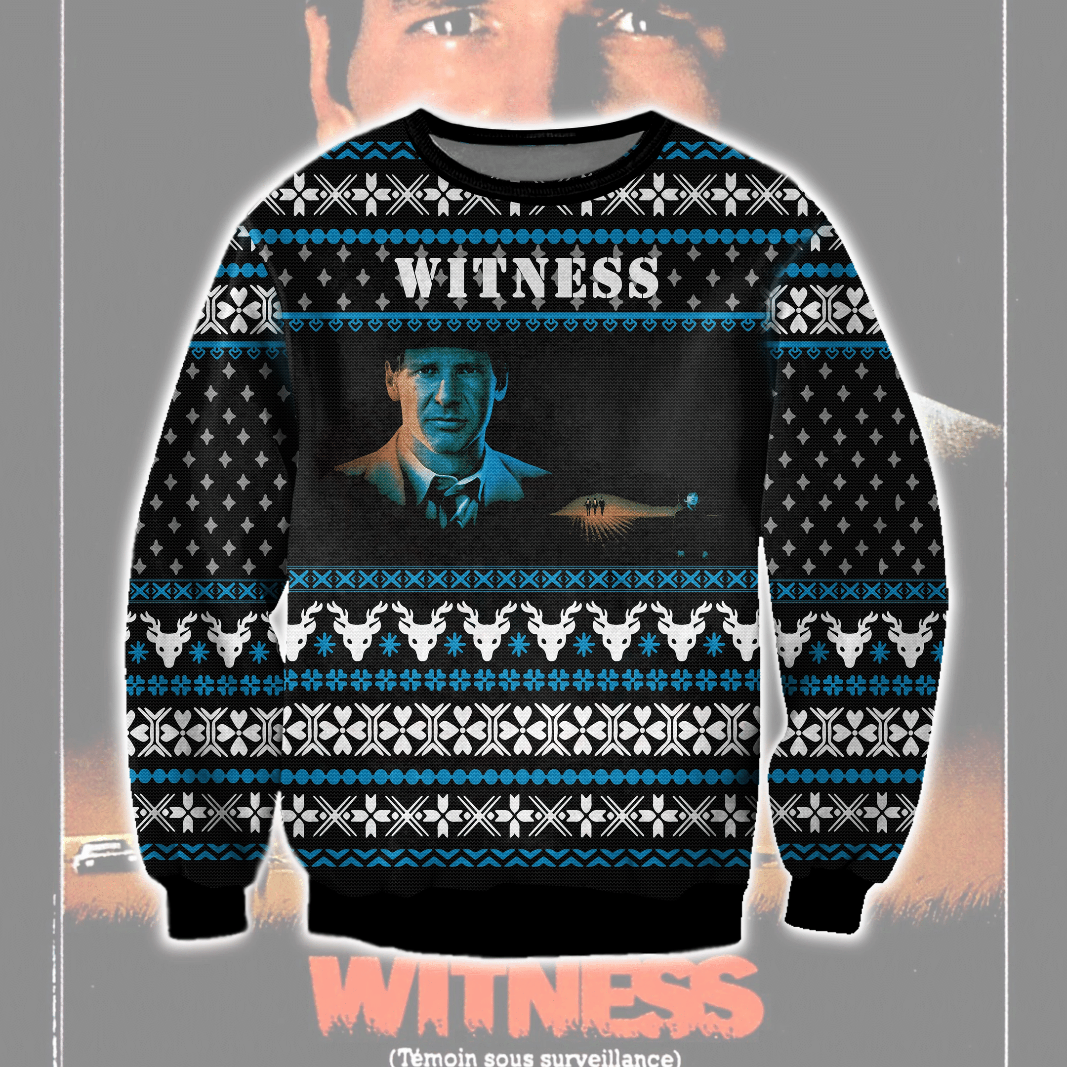 Witness Ugly Christmas Sweater Adult 3D Funny Matching for family