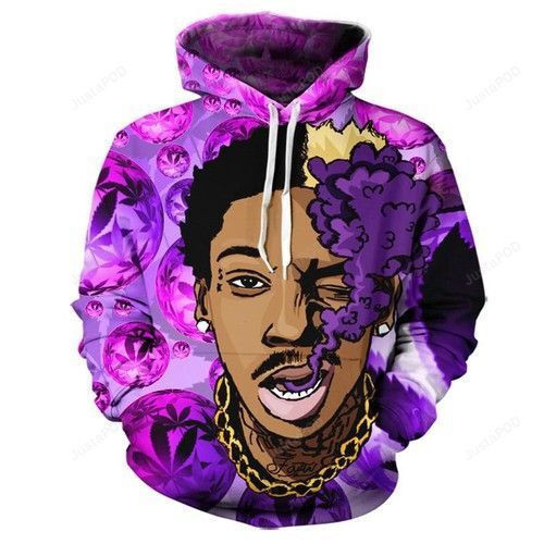 Wiz Khalifa Blowing 3D All Over Print Hoodie, Zip Hoodie