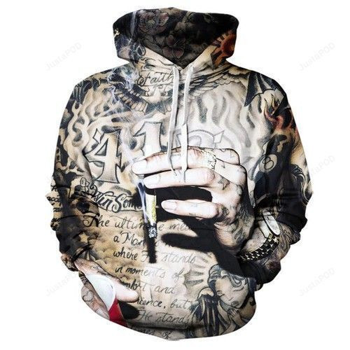 Wiz Khalifa3d Wiz Khalifa 3D All Over Print Hoodie, Zip Hoodie