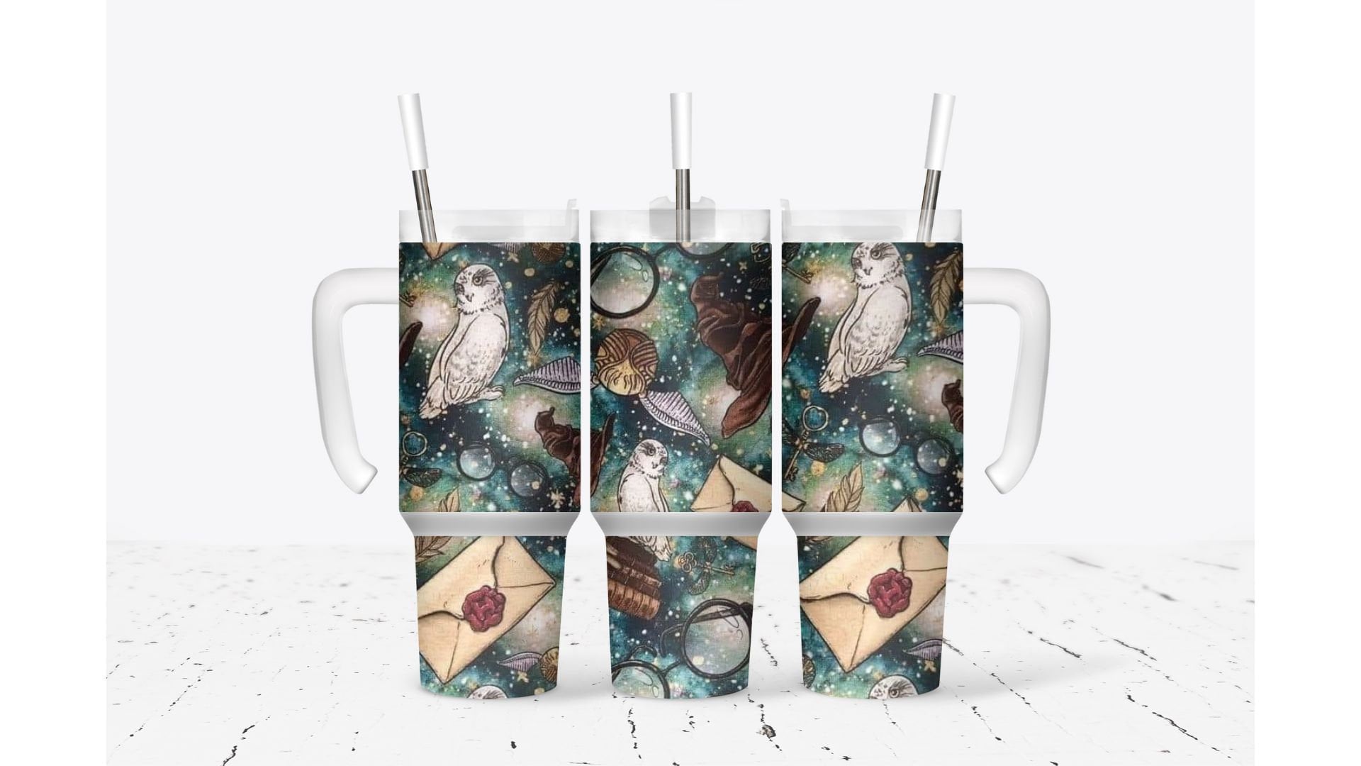 Wizard and Owl Custom Stanley Cup 40 oz 30 oz Tumbler With HandleTVC2301932