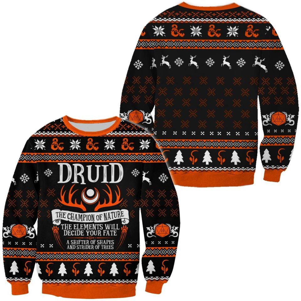 Wizard Ugly Christmas 3D Sweater, Magical Wizard