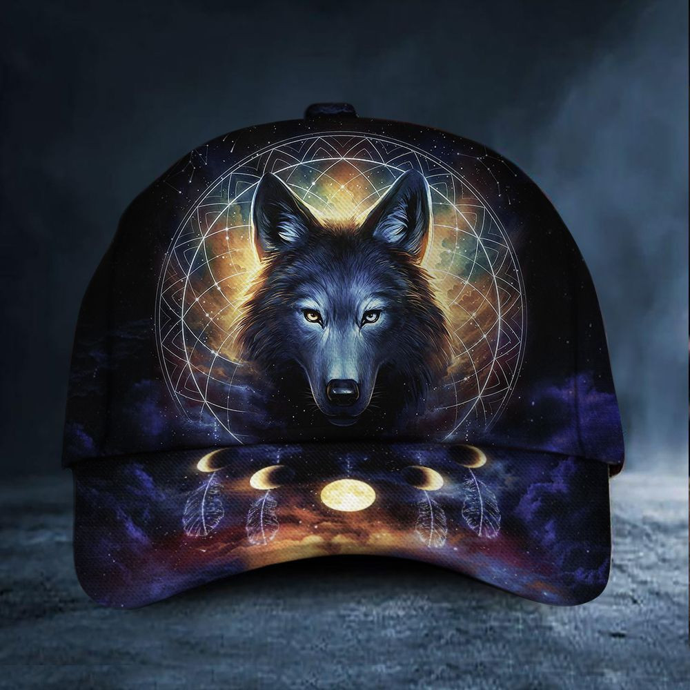 Wolf 3D Hat Print Unique Wolf Cap Merchandise Gift Ideas For Him Trucker Hats Custom Hats Gifts For Men & Women