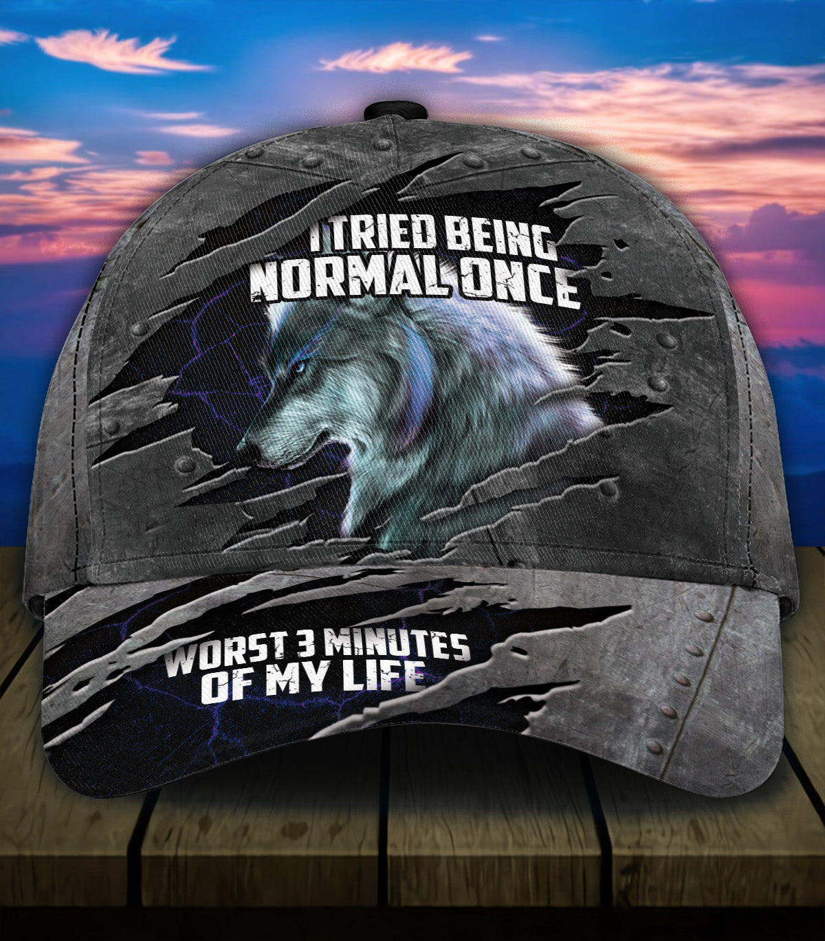 Wolf Classic Cap, Gift for Wolf Lovers Trucker Hats Custom Hats Gifts For Men & Women
