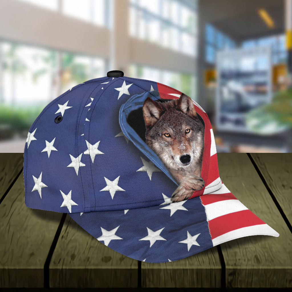 Wolf Classic Cap, Gift for Wolf Lovers Trucker Hats Custom Hats Gifts For Men & Women