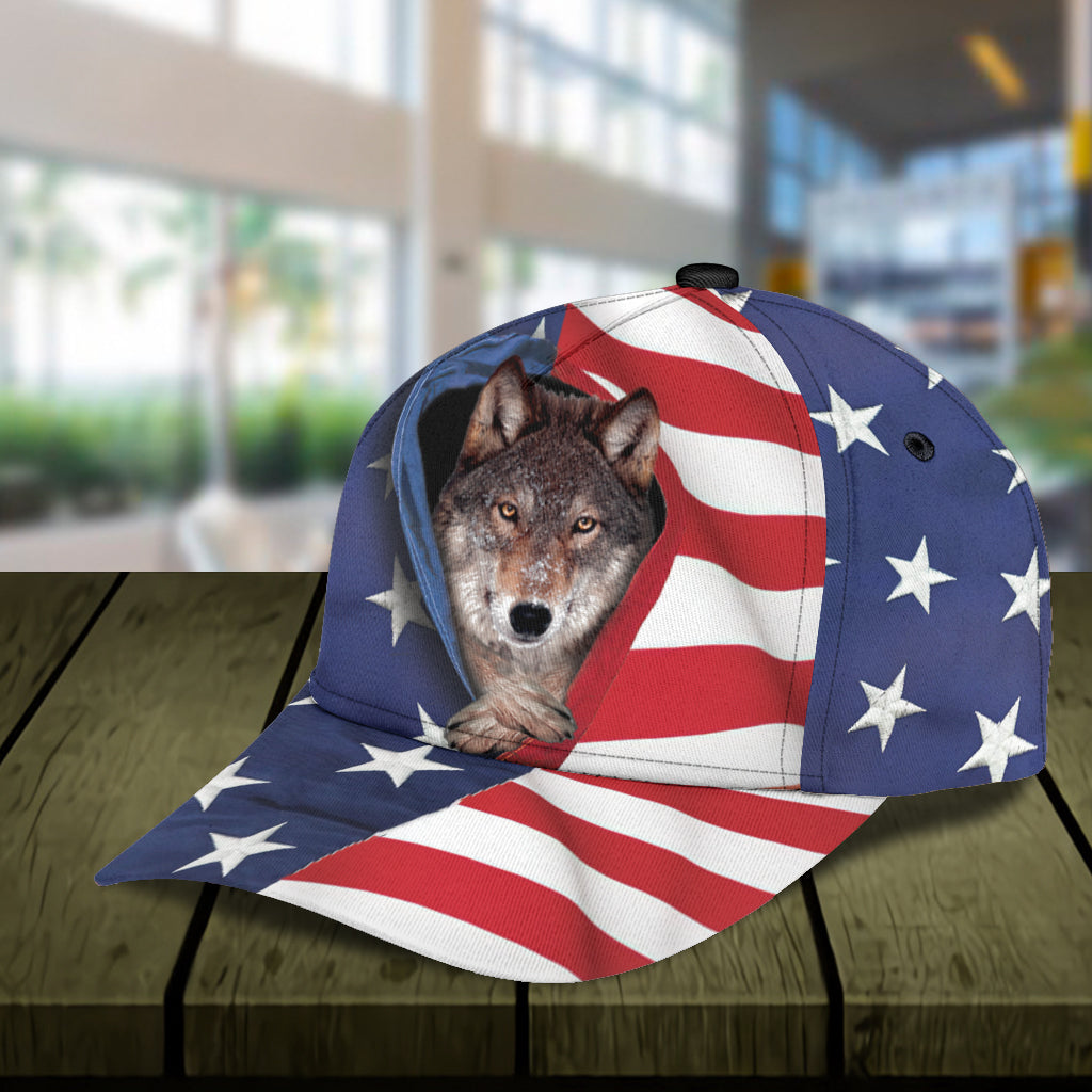 Wolf Classic Cap, Gift for Wolf Lovers Trucker Hats Custom Hats Gifts For Men & Women