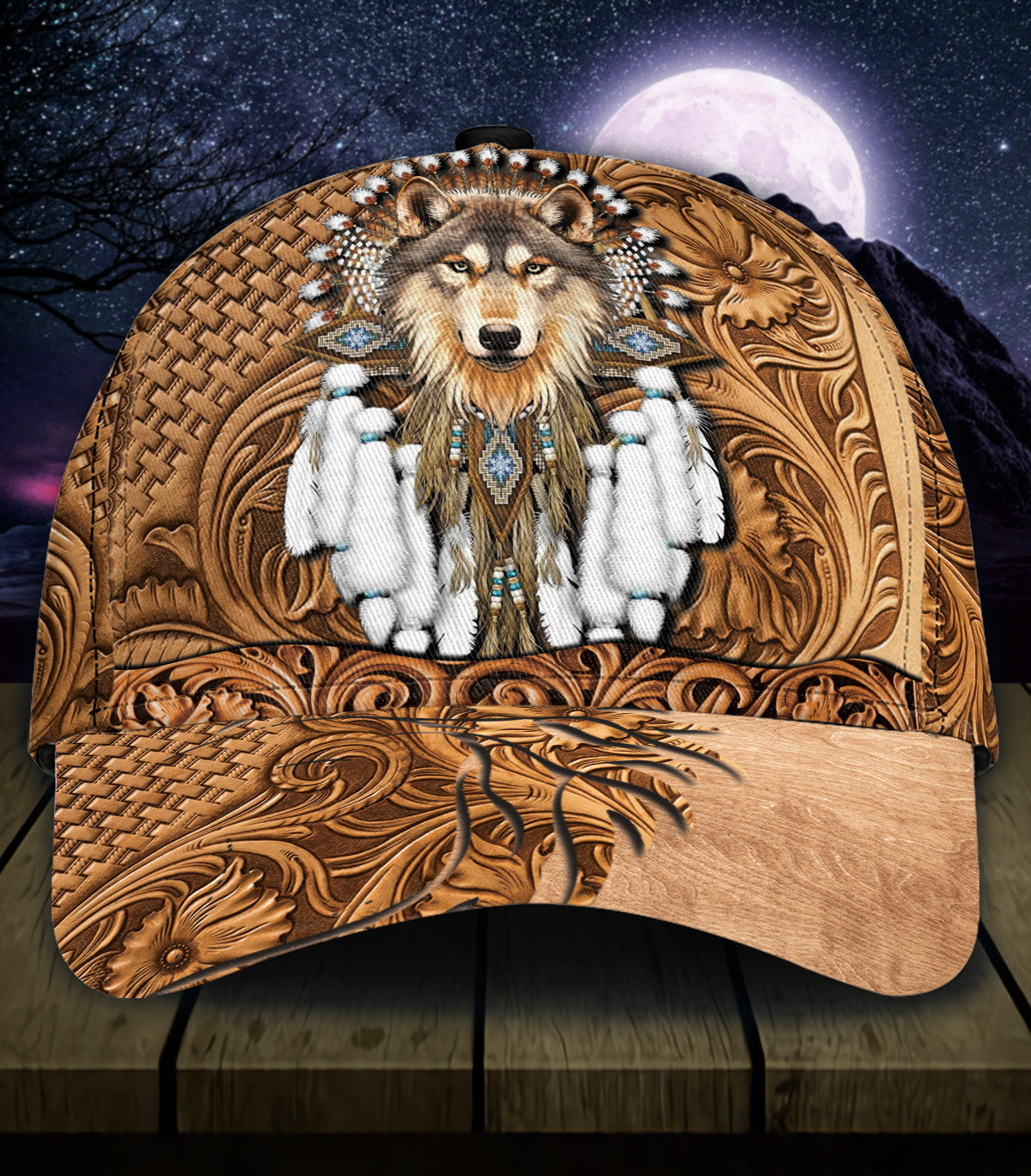 Wolf Classic Cap, Gift for Wolf Lovers Trucker Hats Custom Hats Gifts For Men & Women