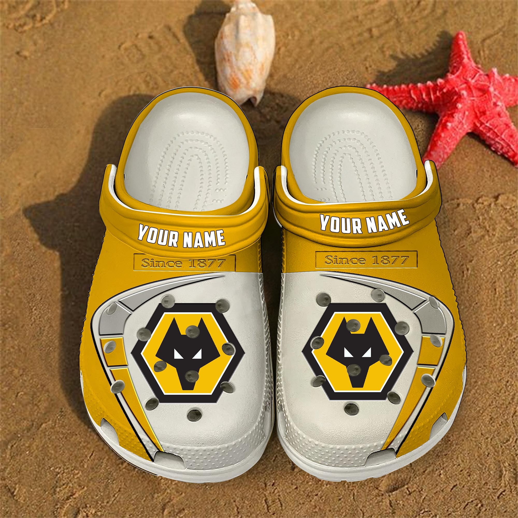 Wolverhampton EFL Crocs Crocband Clogs Shoes Comfortable For Men Women and Kids