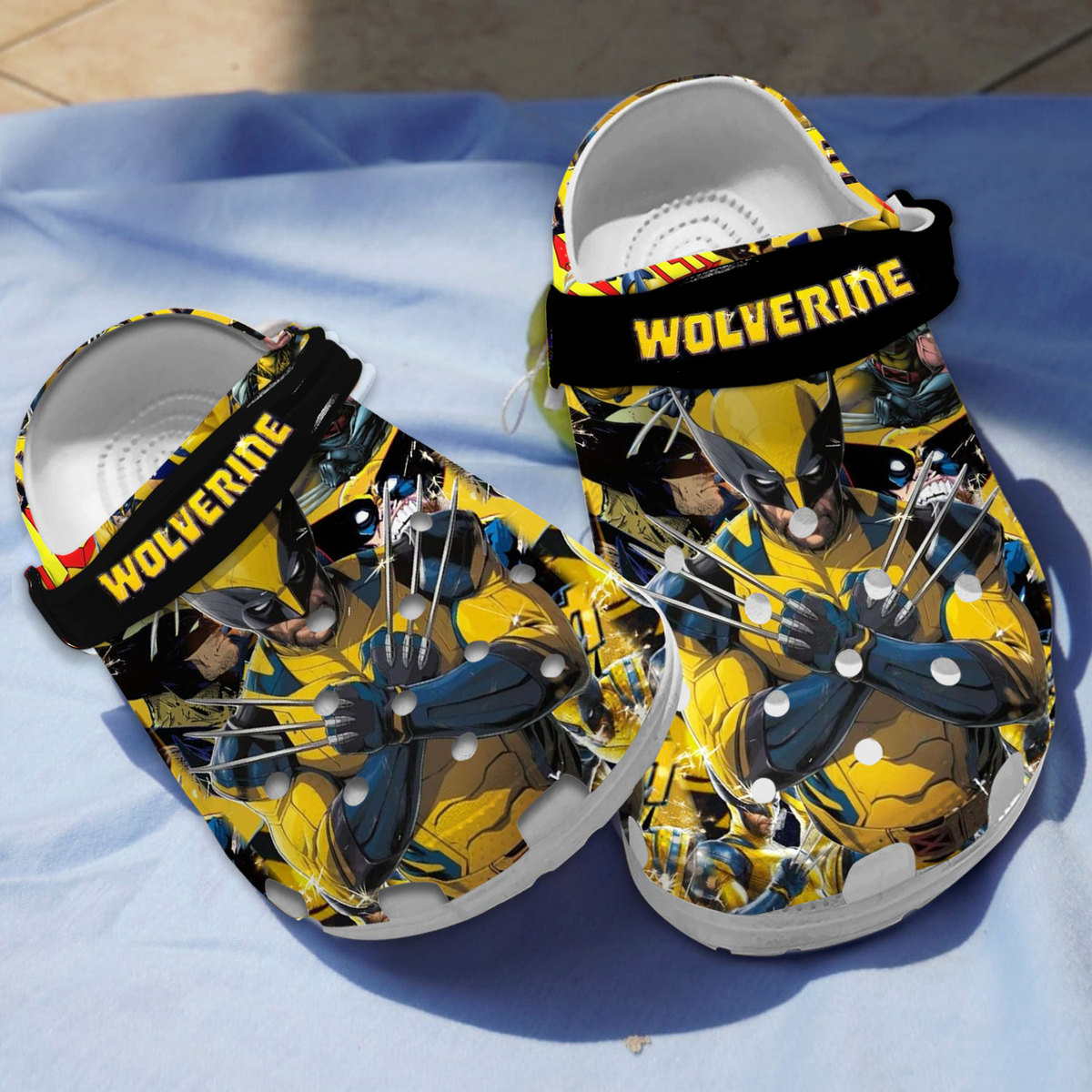 Wolverine Movie Crocs Crocband Clogs Shoes Comfortable For Men Women and Kids