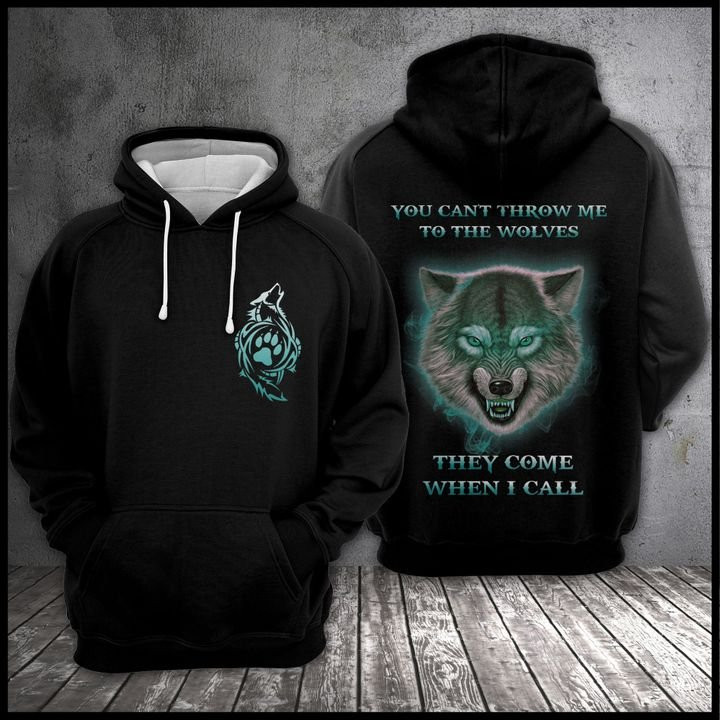 Wolves Come 3D All Over Print Hoodie, Zip Hoodie