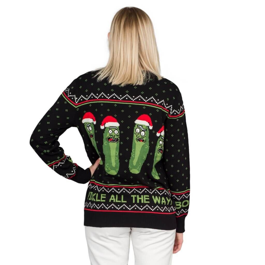 Women'S Rick And Morty Boom Ugly Christmas Sweater Adult 3D Funny Matching for family