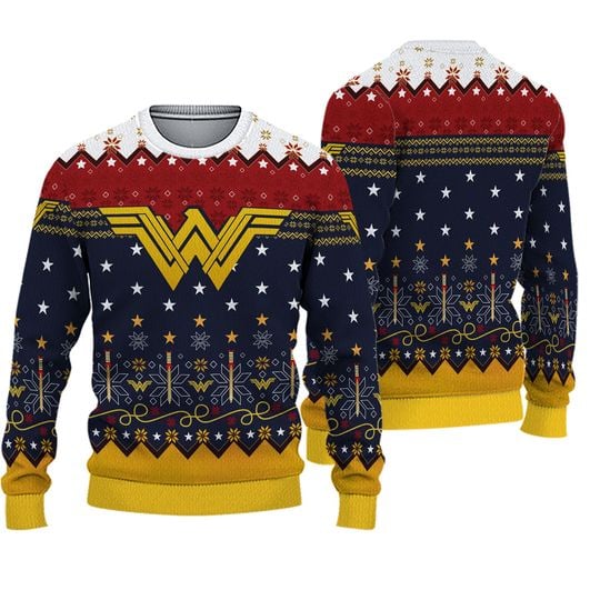 Wonder Womans Ugly Christmas Ugly Sweater - Image 2