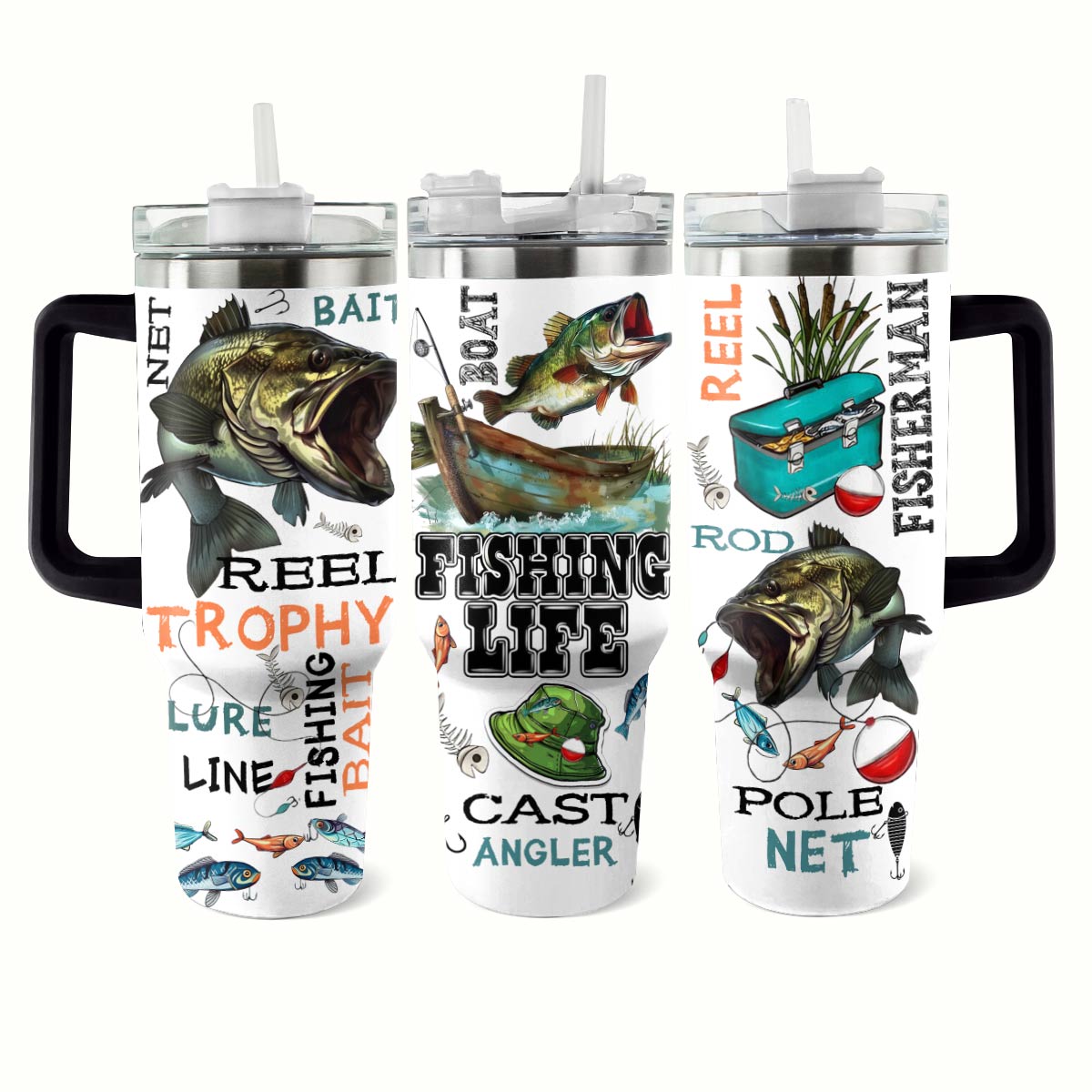 Wonderful Fishing Life Custom Stanley Cup 40 oz 30 oz Tumbler With HandleTVC2301794