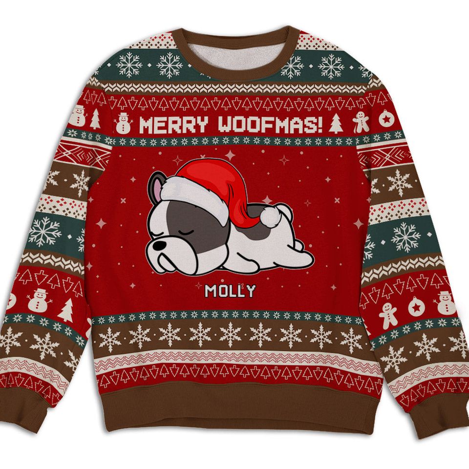 Wonderful Mom Personalized Pet Lover Sweatshirt - Custom Christmas Gift