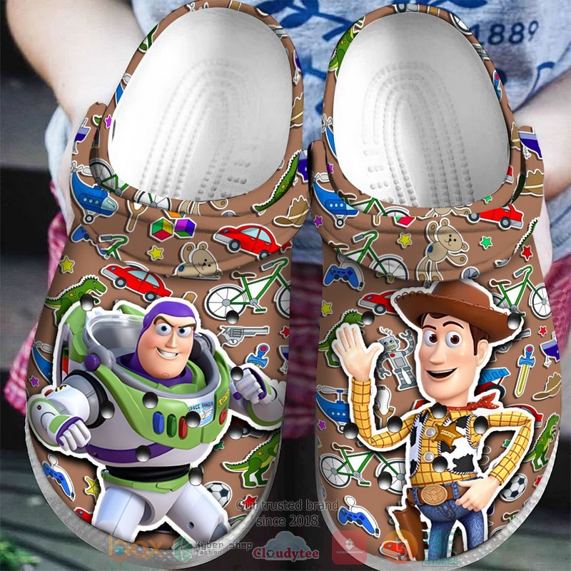 Woody and Buzz Lightyear Toy Story Cartoon Crocs Crocband Clogs Shoes Comfortable For Men Women and Kids - Image 2