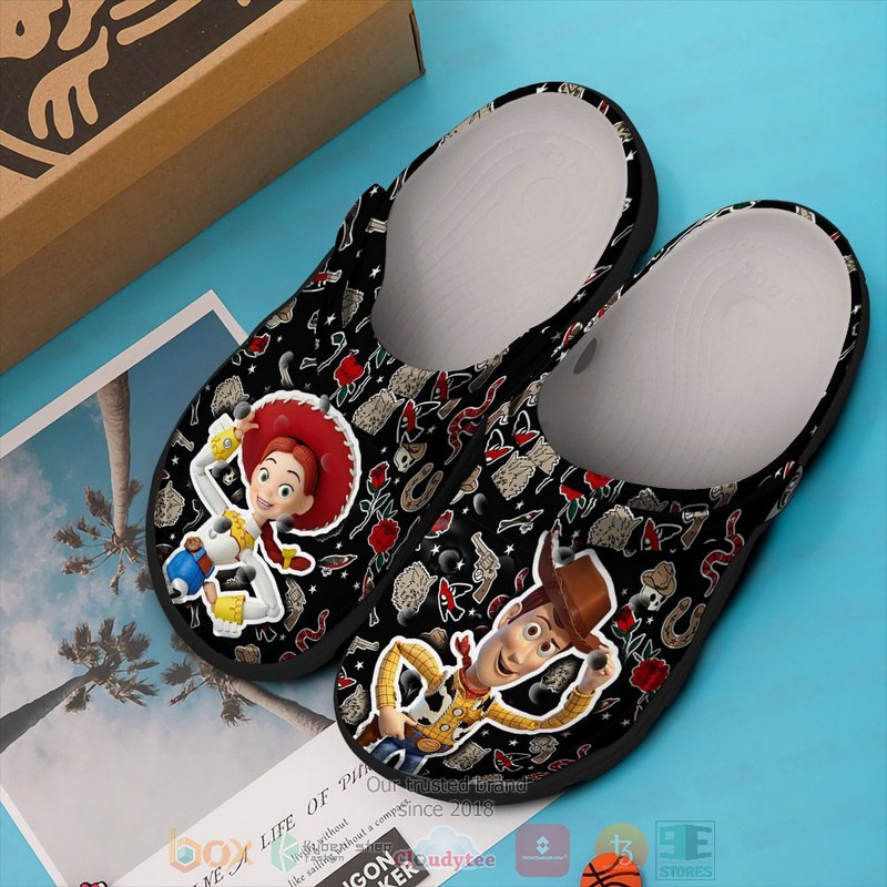 Woody And Jessie Toy Story Cartoon Crocs Crocband Clogs Shoes Comfortable For Men Women and Kids