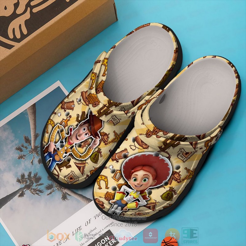 Woody And Jessie Toy Story Cartoon Crocs Crocband Clogs Shoes Comfortable For Men Women and Kids