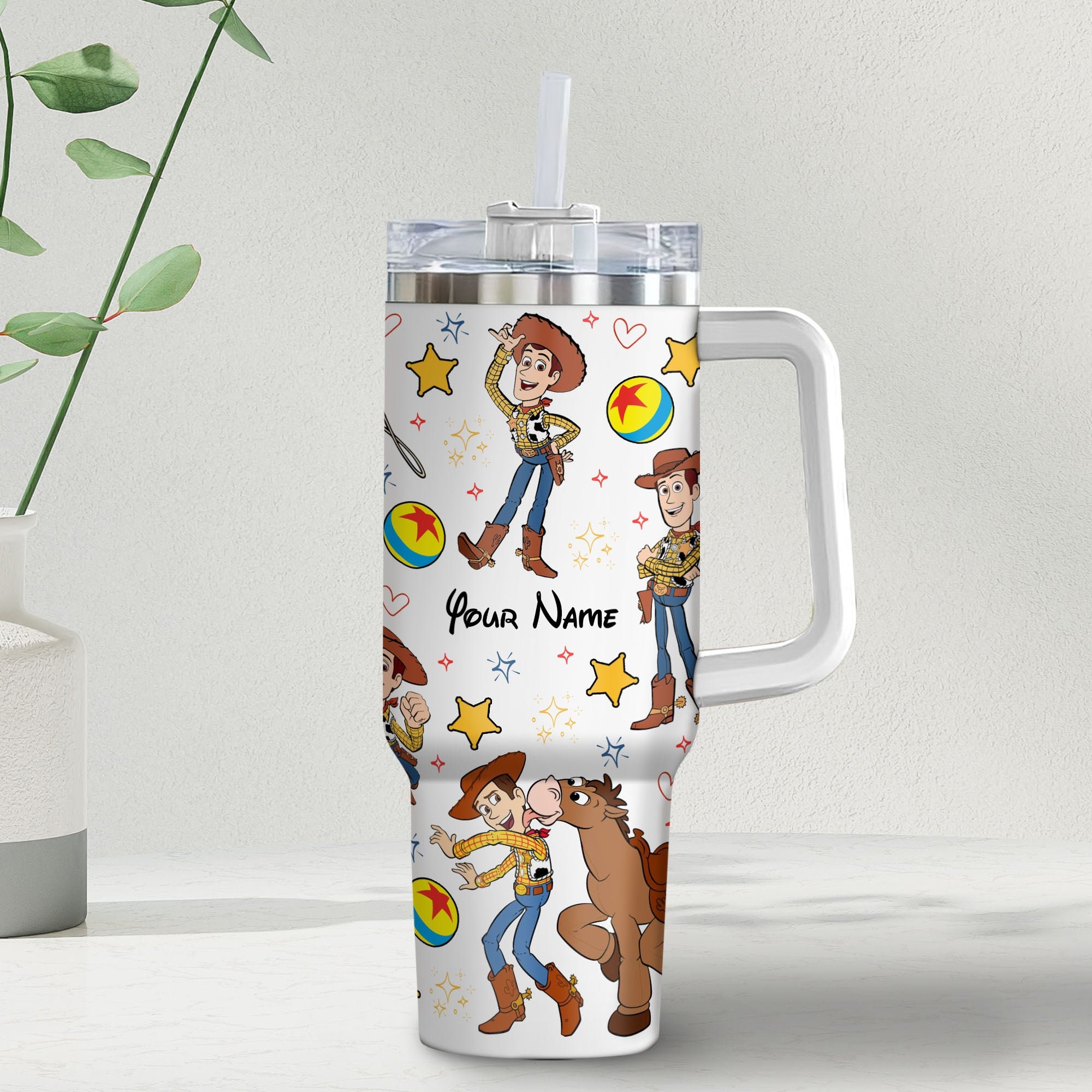 Woody Toy Story Disney Cartoon Custom Stanley Cup 40 oz 30 oz Tumbler With HandleTVC2301981