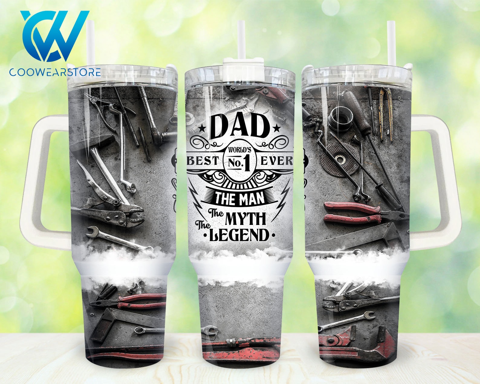 World’s Best Dad Custom Stanley Cup 40 oz 30 oz Tumbler With HandleTVC2301860