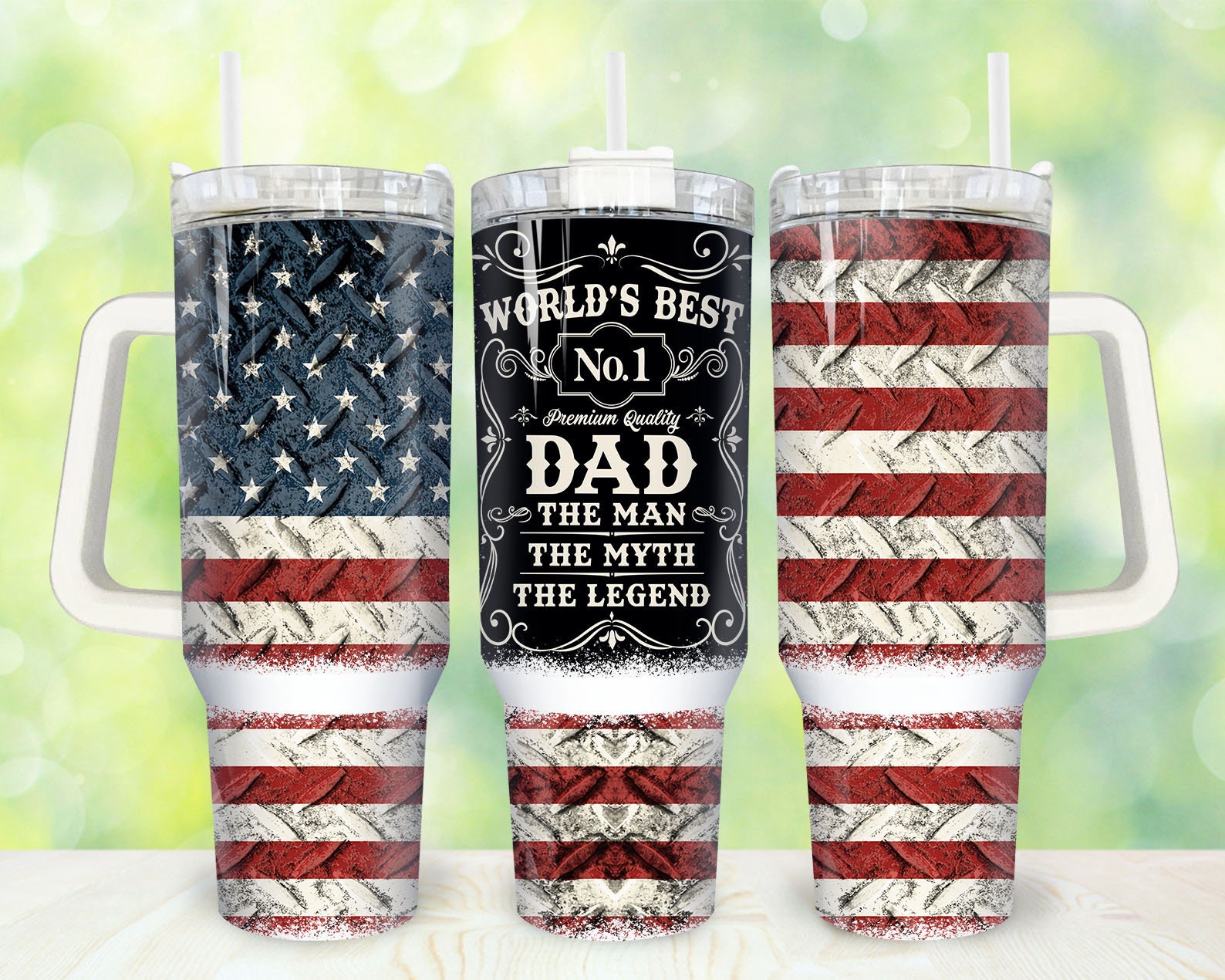 Worldâ€™s Best Dad Custom Stanley Cup 40 oz 30 oz Tumbler With HandleTVC2301860