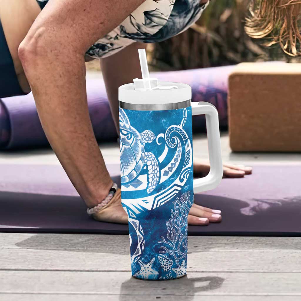 World Ocean Day Polynesian Pattern Custom Stanley Cup 40 oz 30 oz Tumbler With HandleTVC2301273 - Image 6