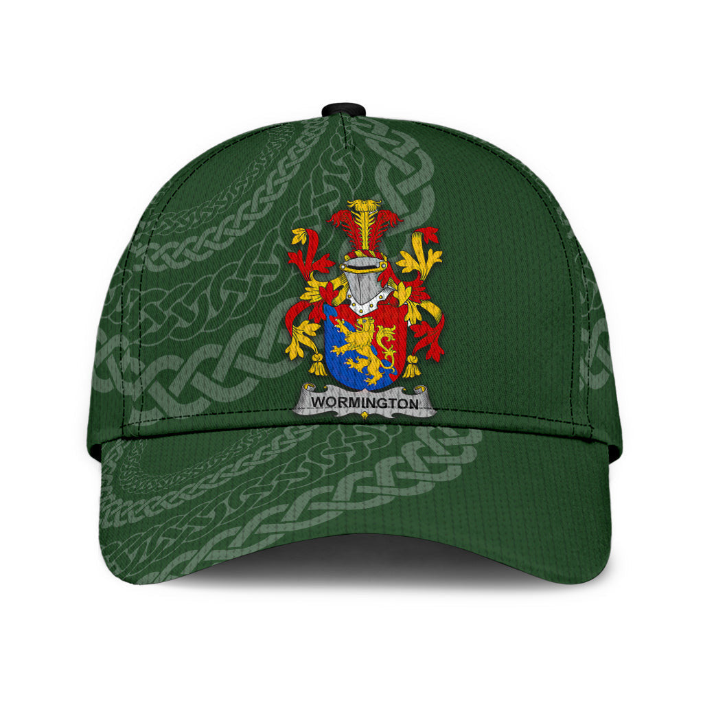 Wormington Coat Of Arms - Irish Family Crest St Patrick's Day Hat Classic Cap Trucker Hats Custom Hats Gifts For Men & Women