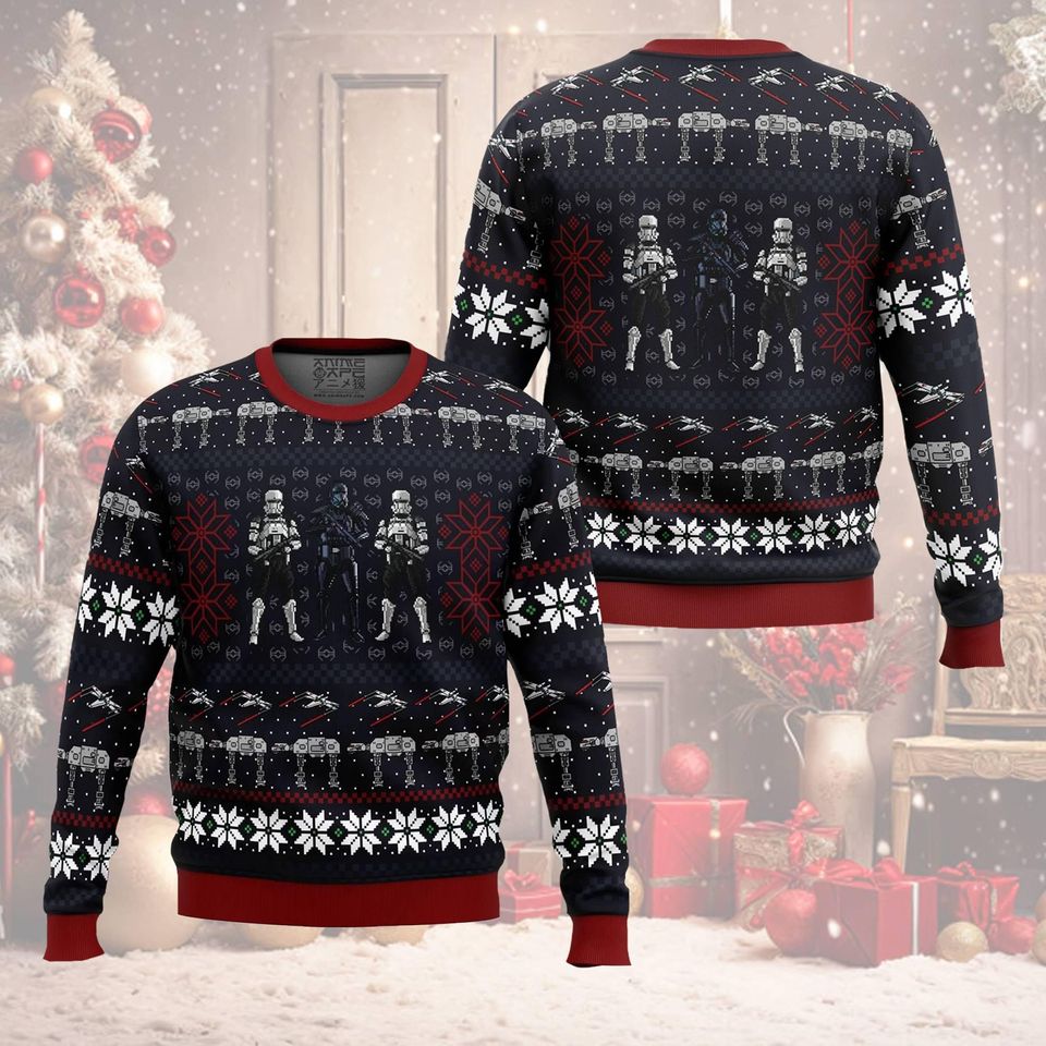 Wrath of the Empire Rogue One Starwars Ugly Christmas Sweater