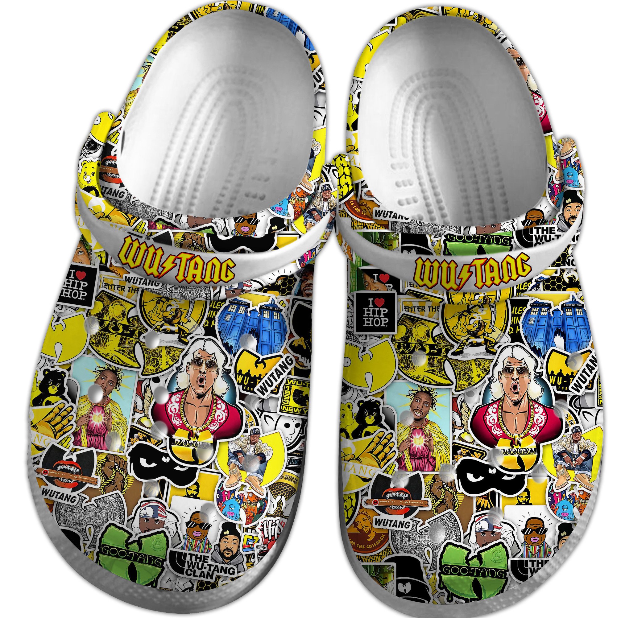 Wu-Tang Clan Music Crocs Crocband Clogs Shoes Comfortable For Men Women and Kids