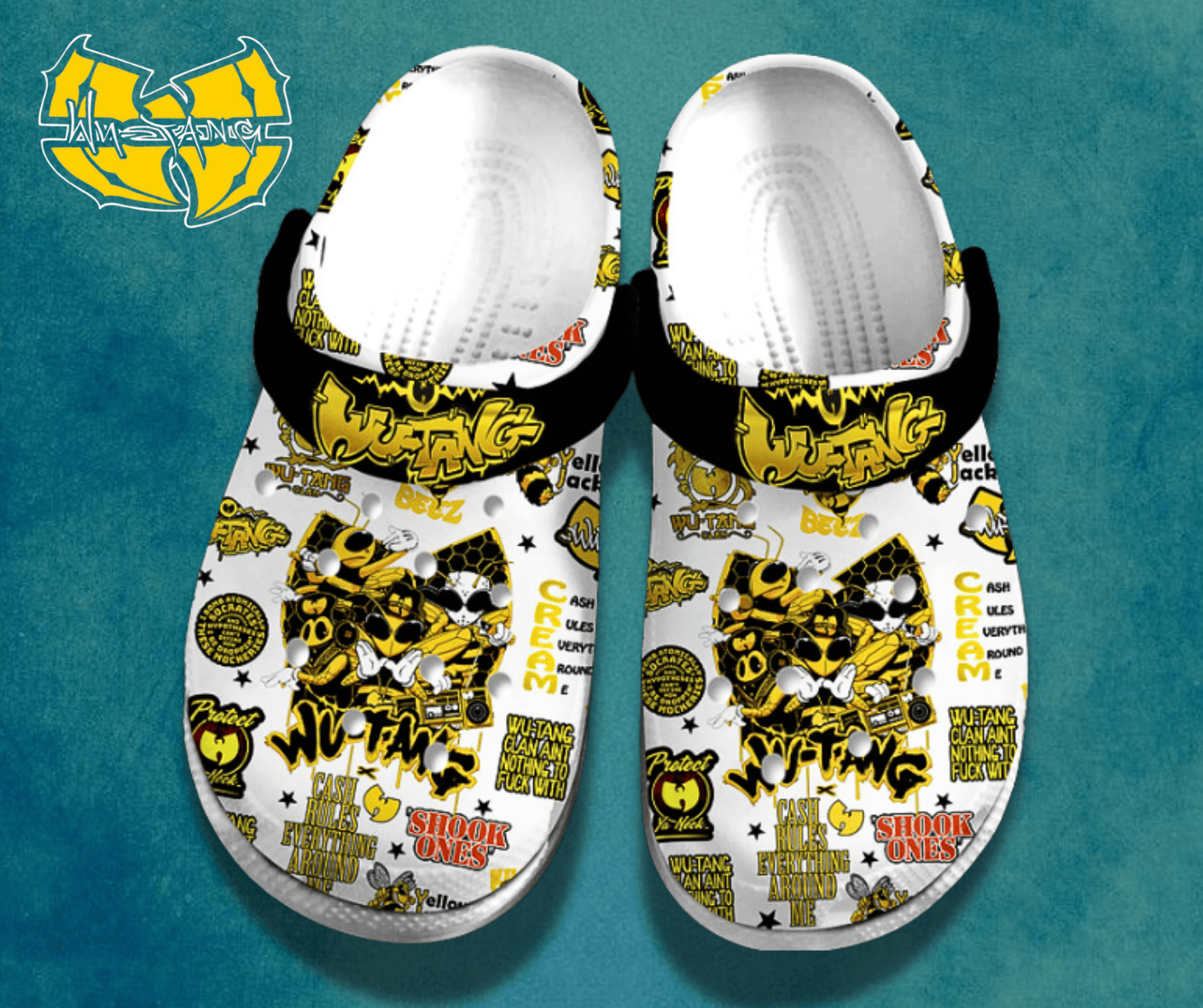 Wu-Tang Clan Music Crocs Crocband Clogs Shoes Comfortable For Men Women and Kids