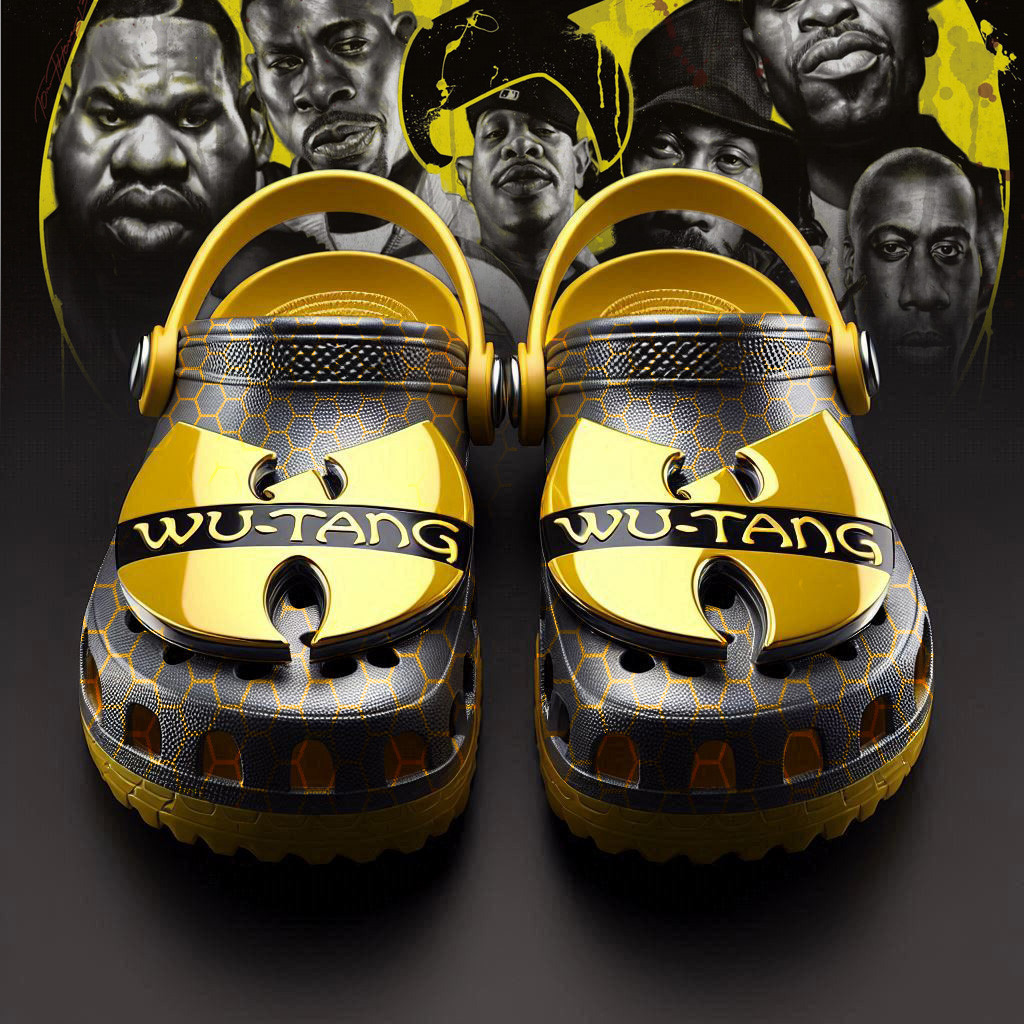 Wu-Tang Clan Music Crocs Crocband Clogs Shoes Comfortable For Men Women and Kids
