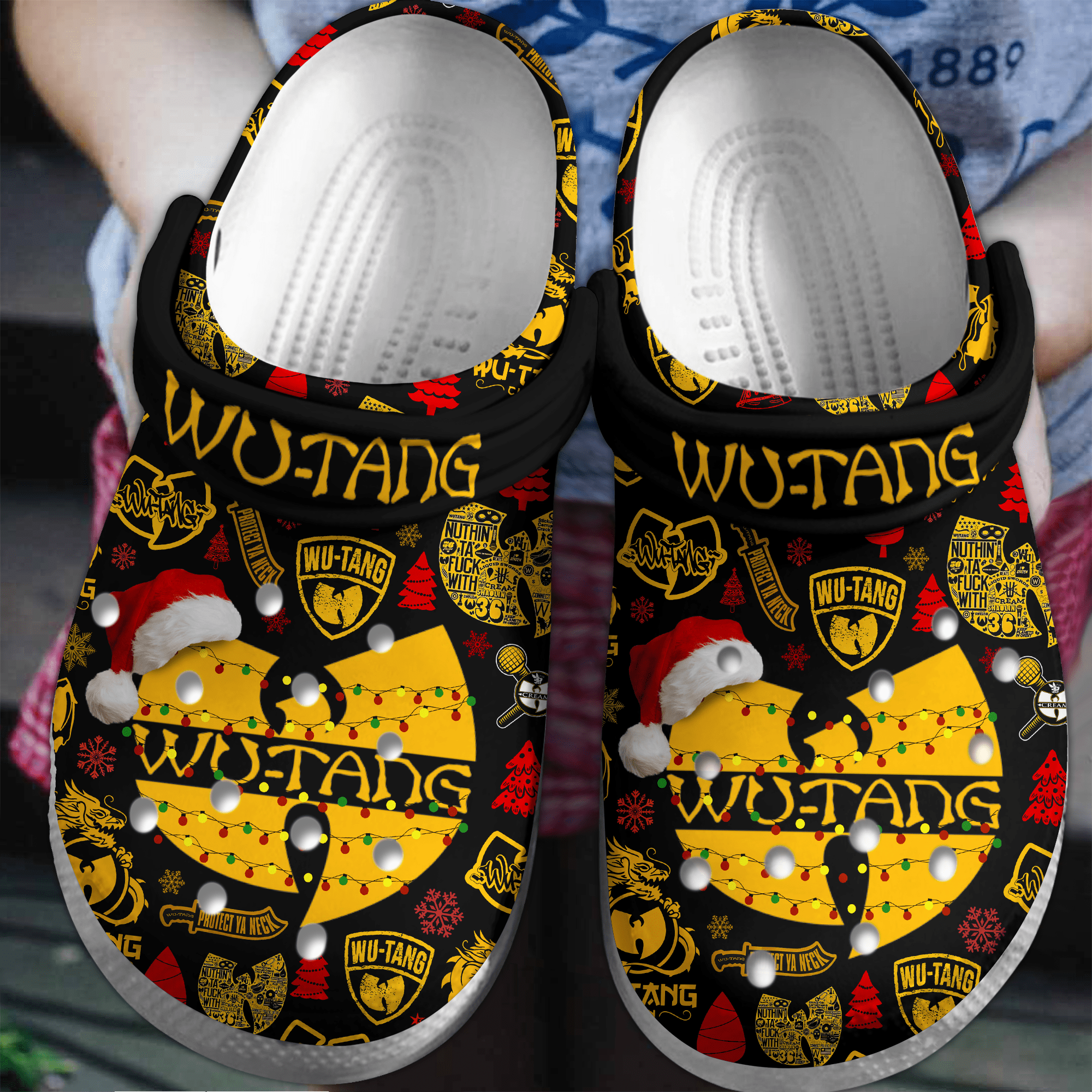 Wu Tang Clan Music Crocs Crocband Clogs Shoes Comfortable For Men Women and Kids