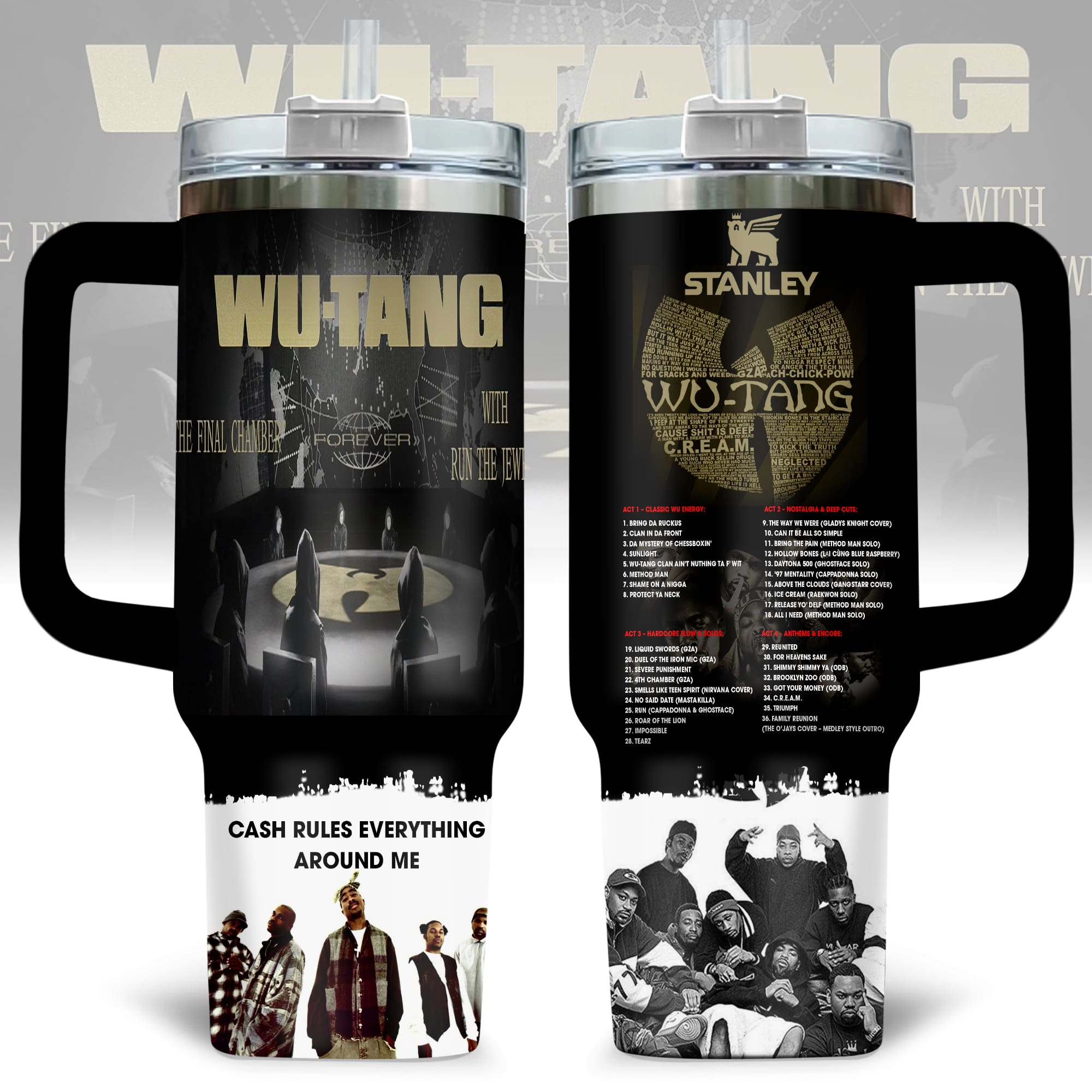 Wu-Tang Clan Music Custom Stanley Cup 40 oz 30 oz Tumbler With HandleTVC2301177