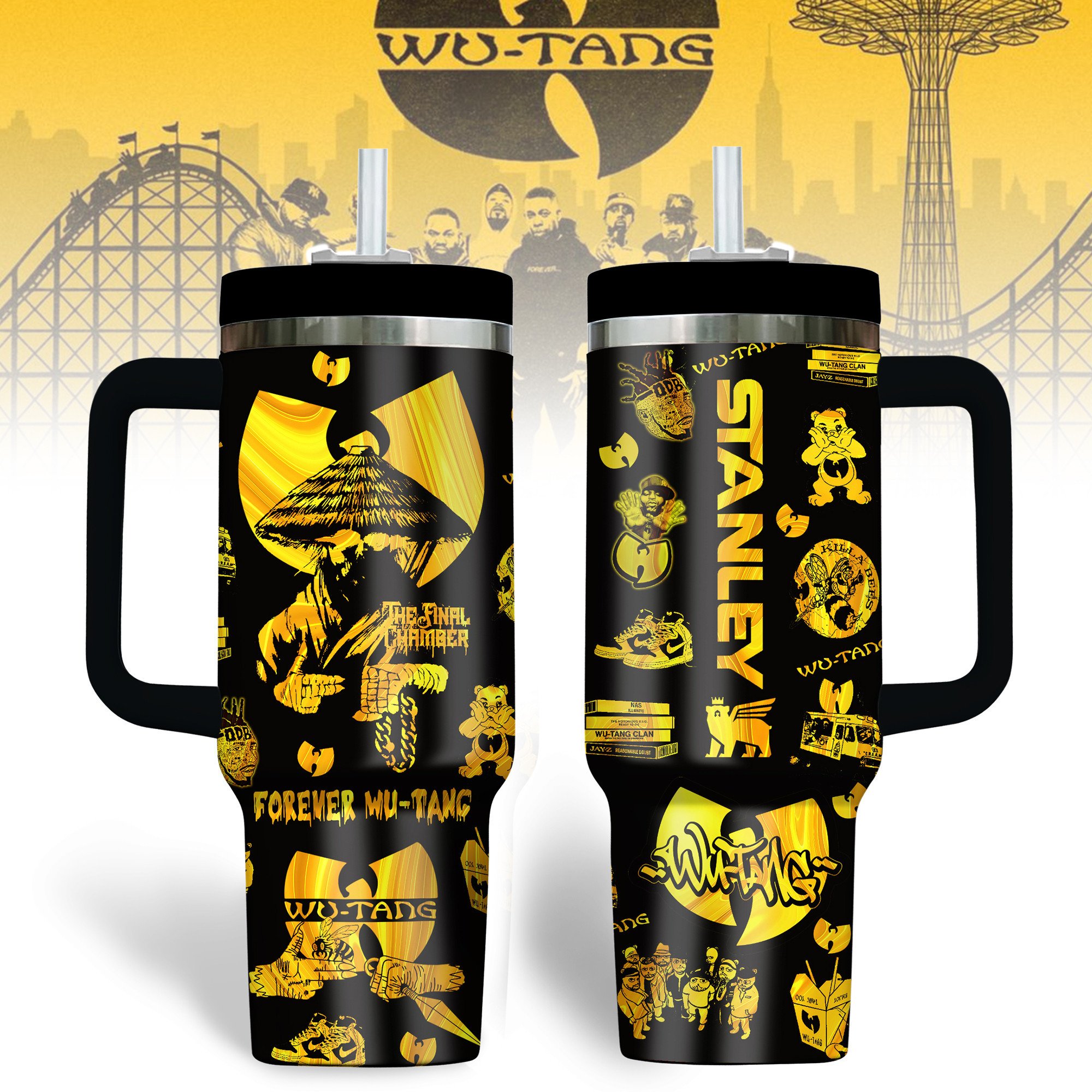 Wu-Tang Clan Music Custom Stanley Cup 40 oz 30 oz Tumbler With HandleTVC2301181