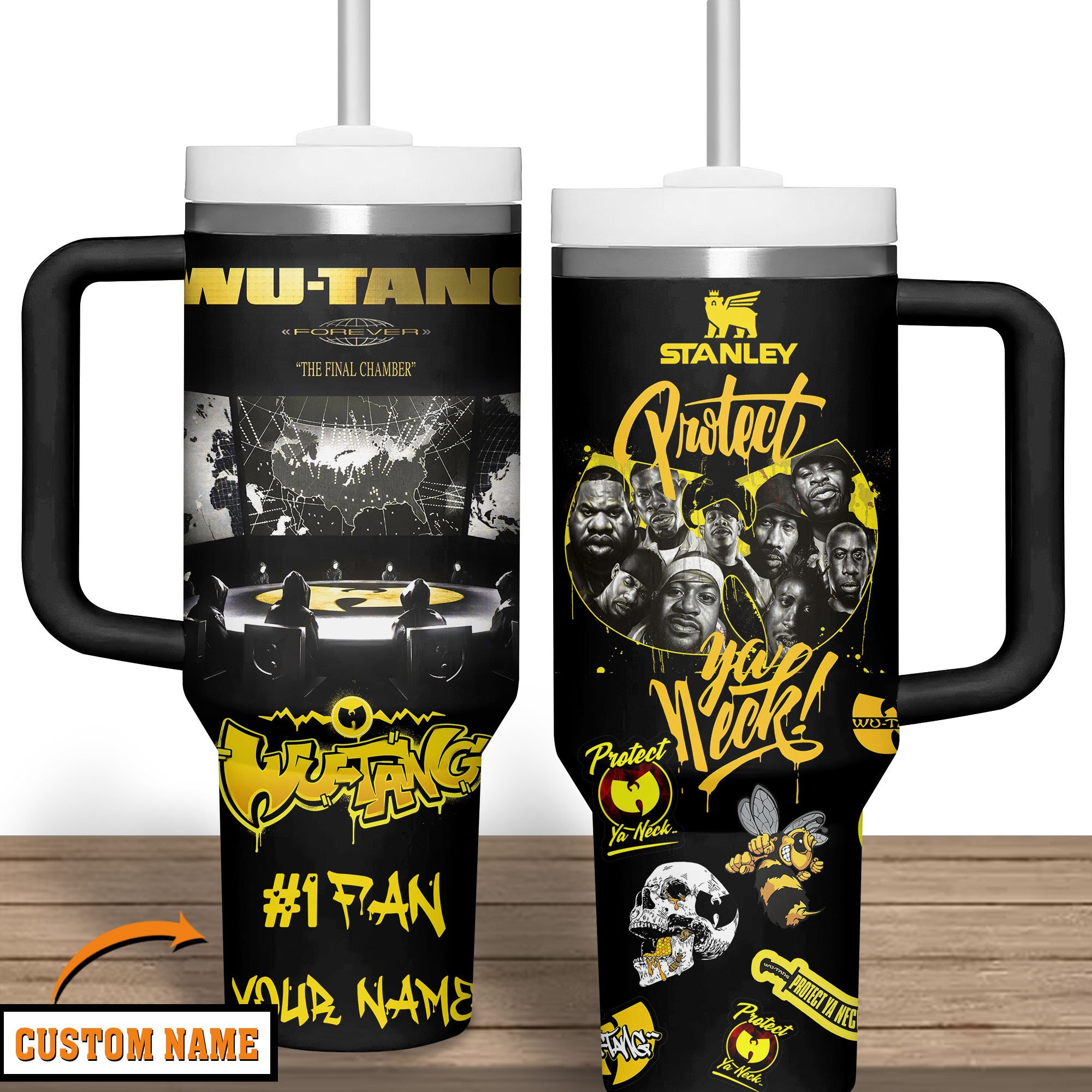 Wu-Tang Clan Music Custom Stanley Cup 40 oz 30 oz Tumbler With HandleTVC2301279 - Image 2