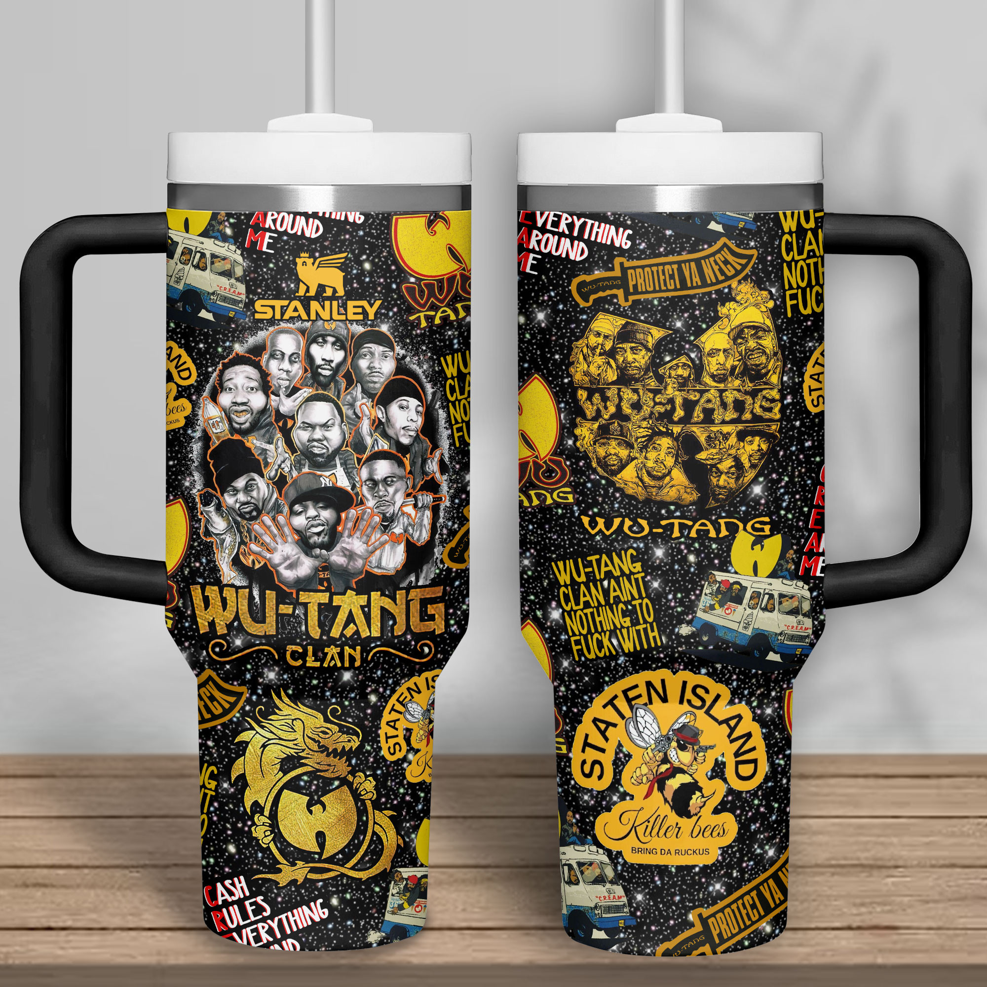 Wu-Tang Clan Music Custom Stanley Cup 40 oz 30 oz Tumbler With HandleTVC2301336