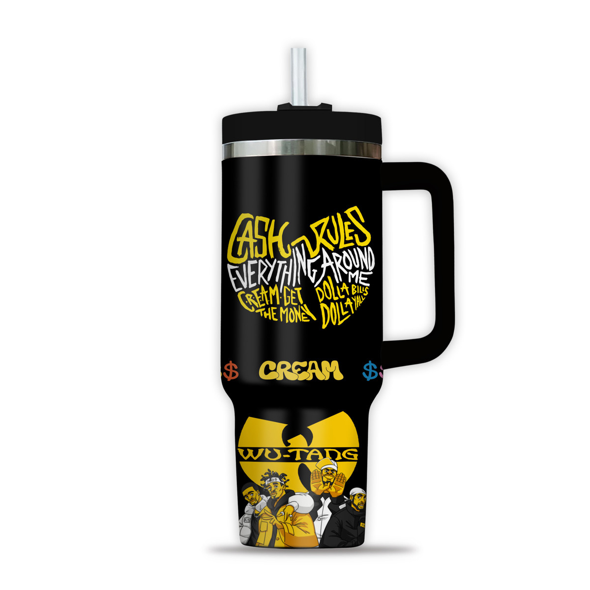 Wu -Tang Clan Music Custom Stanley Cup 40 oz 30 oz Tumbler With HandleTVC2301800 - Image 3