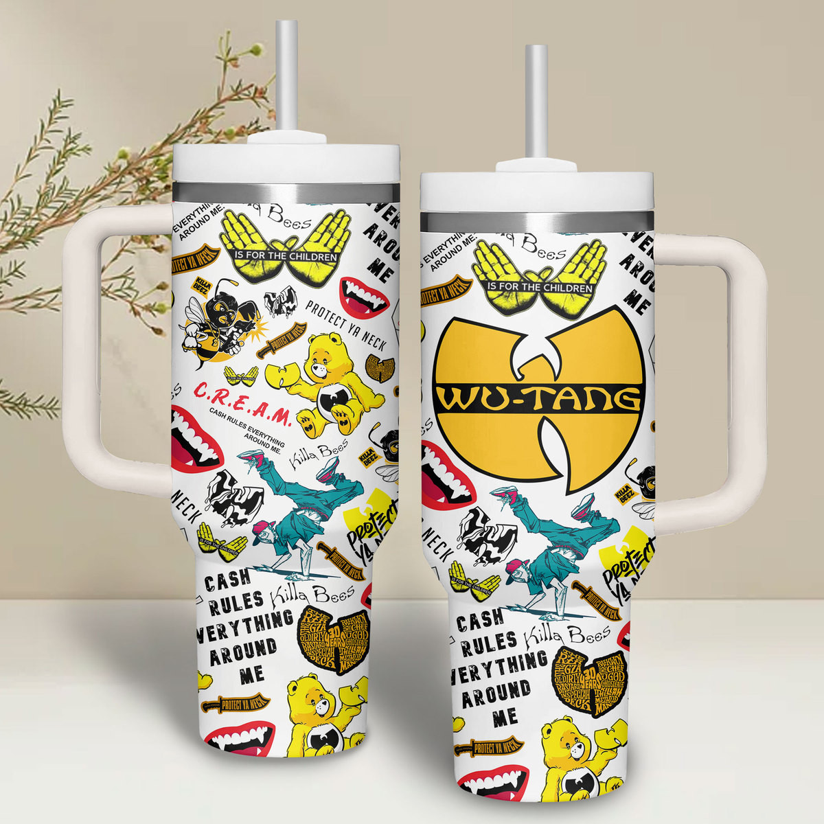 Wu-Tang Music Custom Stanley Cup 40 oz 30 oz Tumbler With HandleTVC2301266