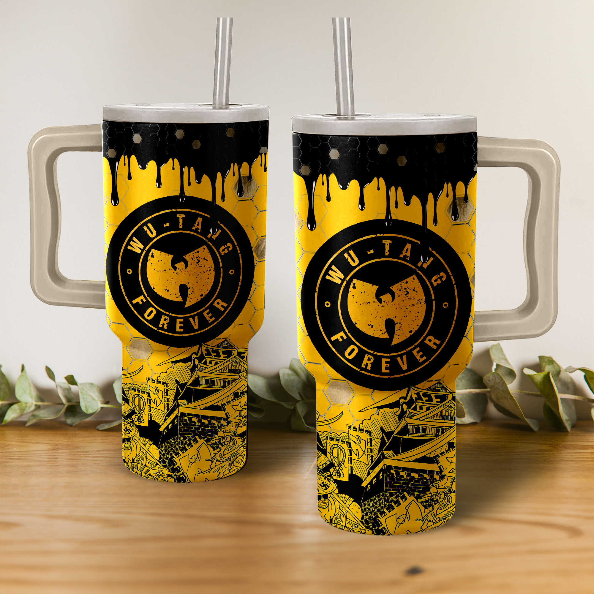 Wu-Tang Music Custom Stanley Cup 40 oz 30 oz Tumbler With HandleTVC2301276