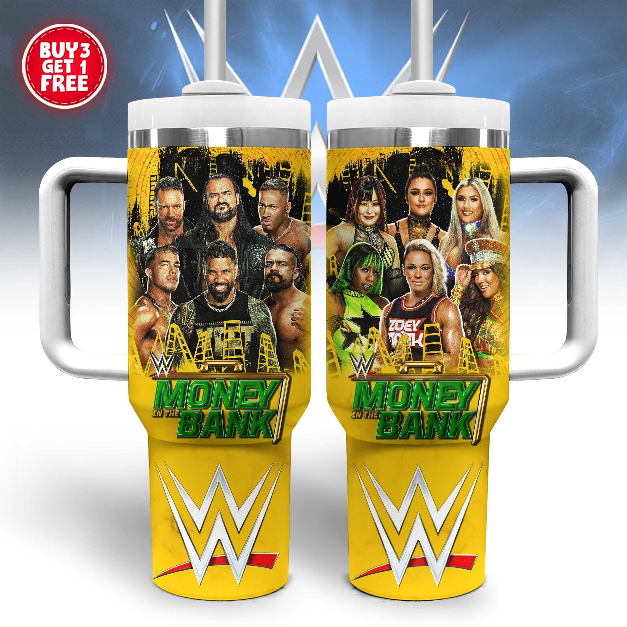 WWE Money In The Bank Sport Custom Stanley Cup 40 oz 30 oz Tumbler With HandleTVC2301802